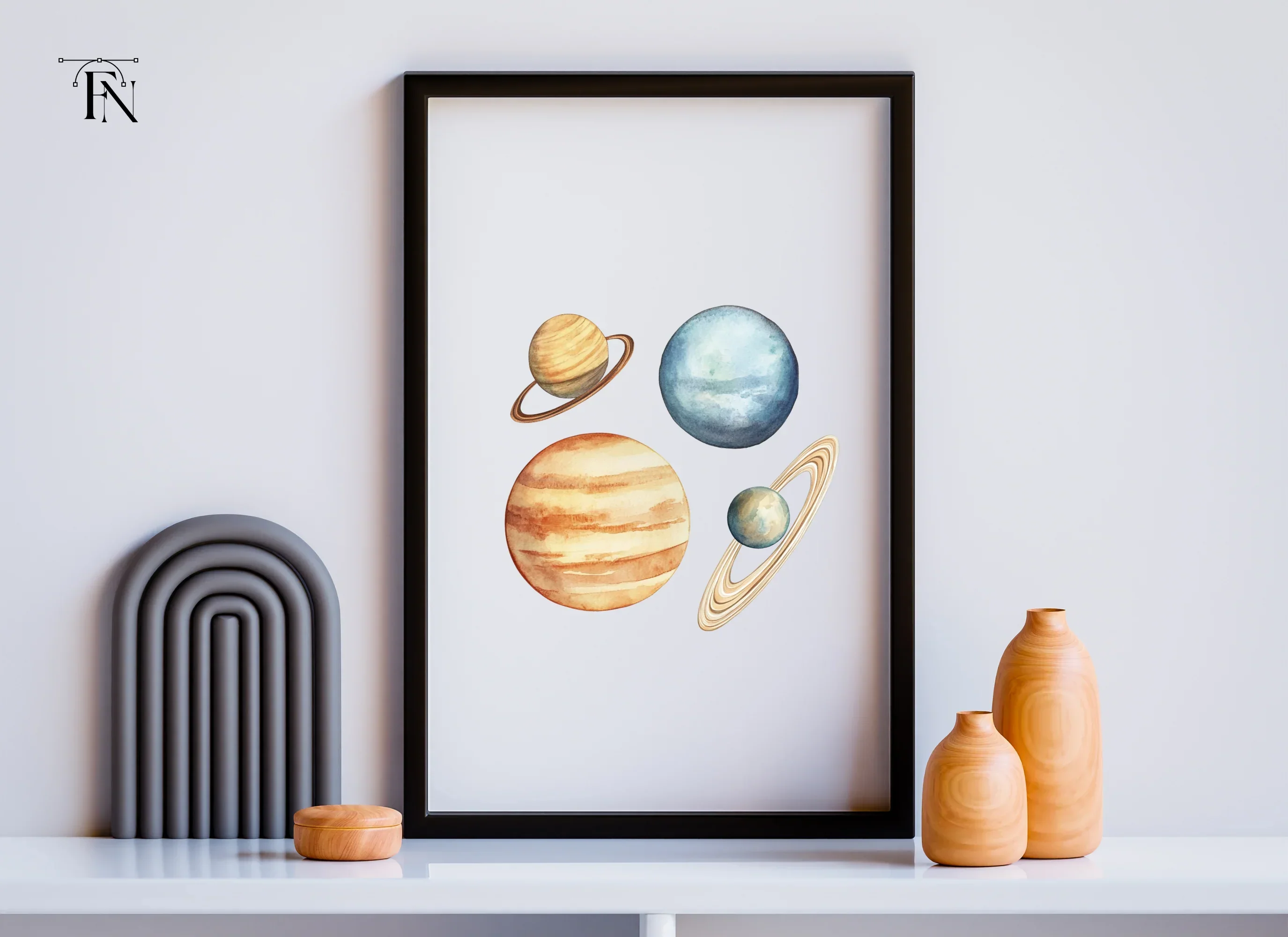 Solar System Planets Clipart Bundle - Image 4