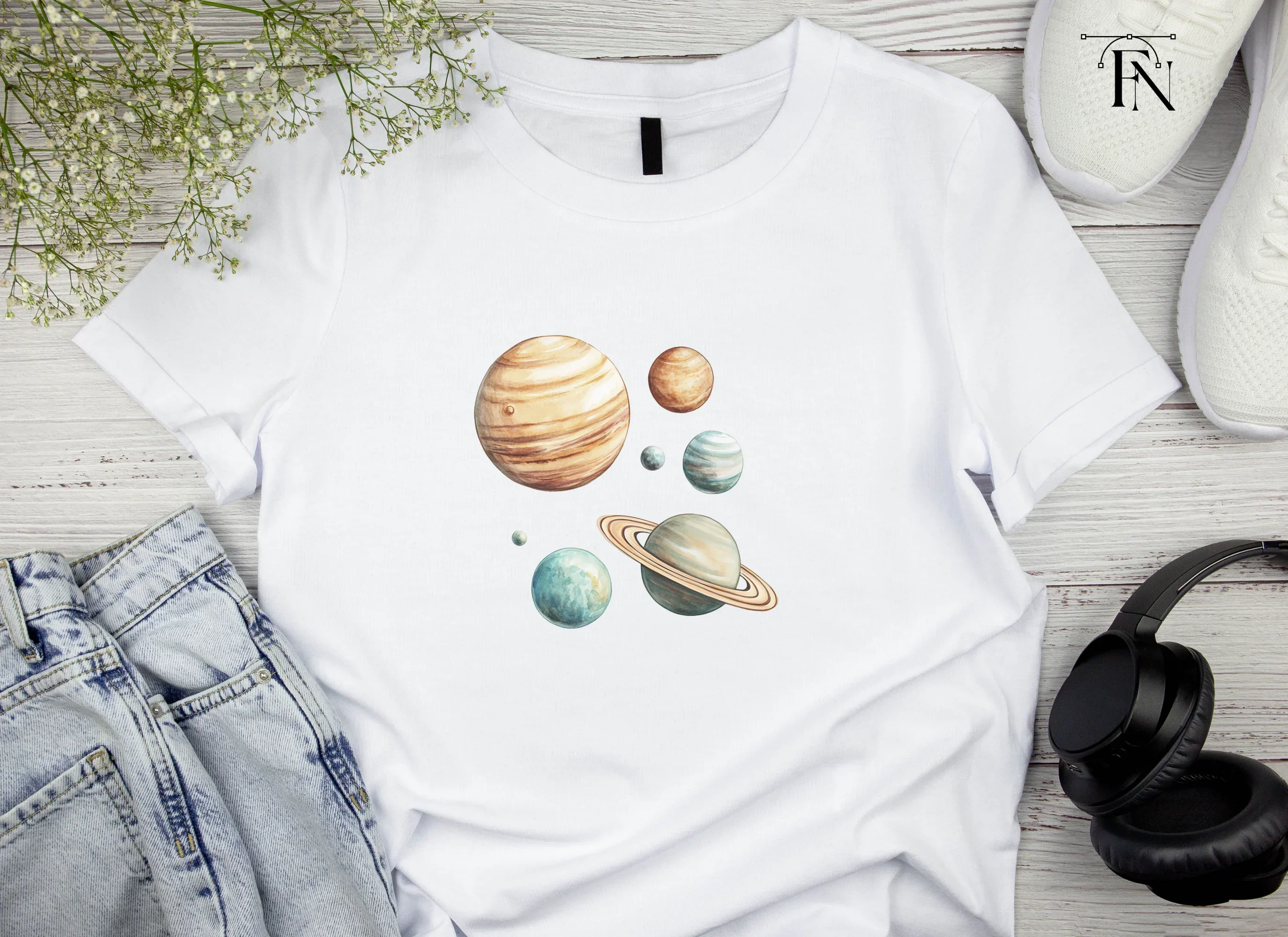 Solar System Planets Clipart Bundle - Image 5