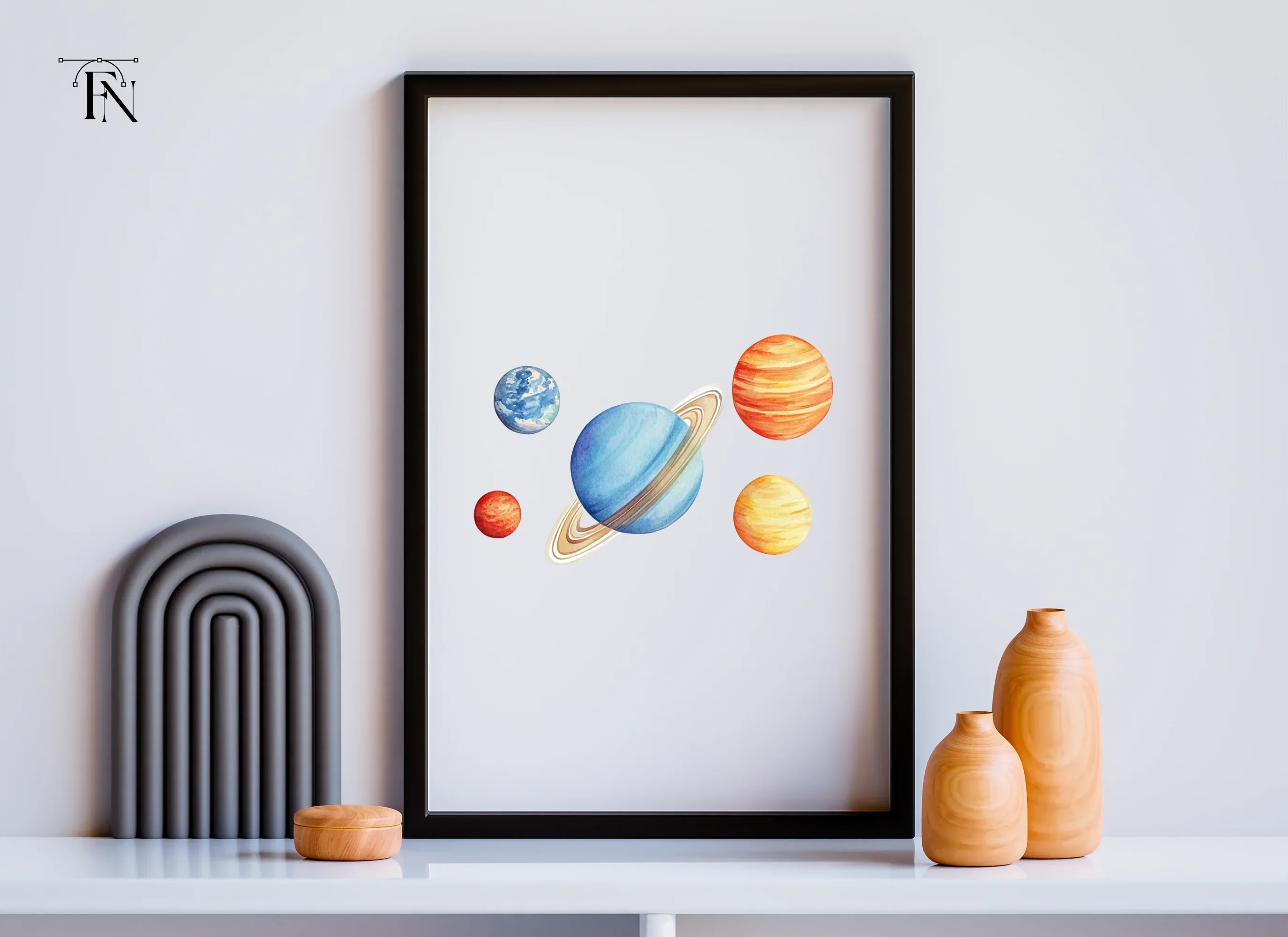 Solar System Planets Clipart Bundle - Image 4