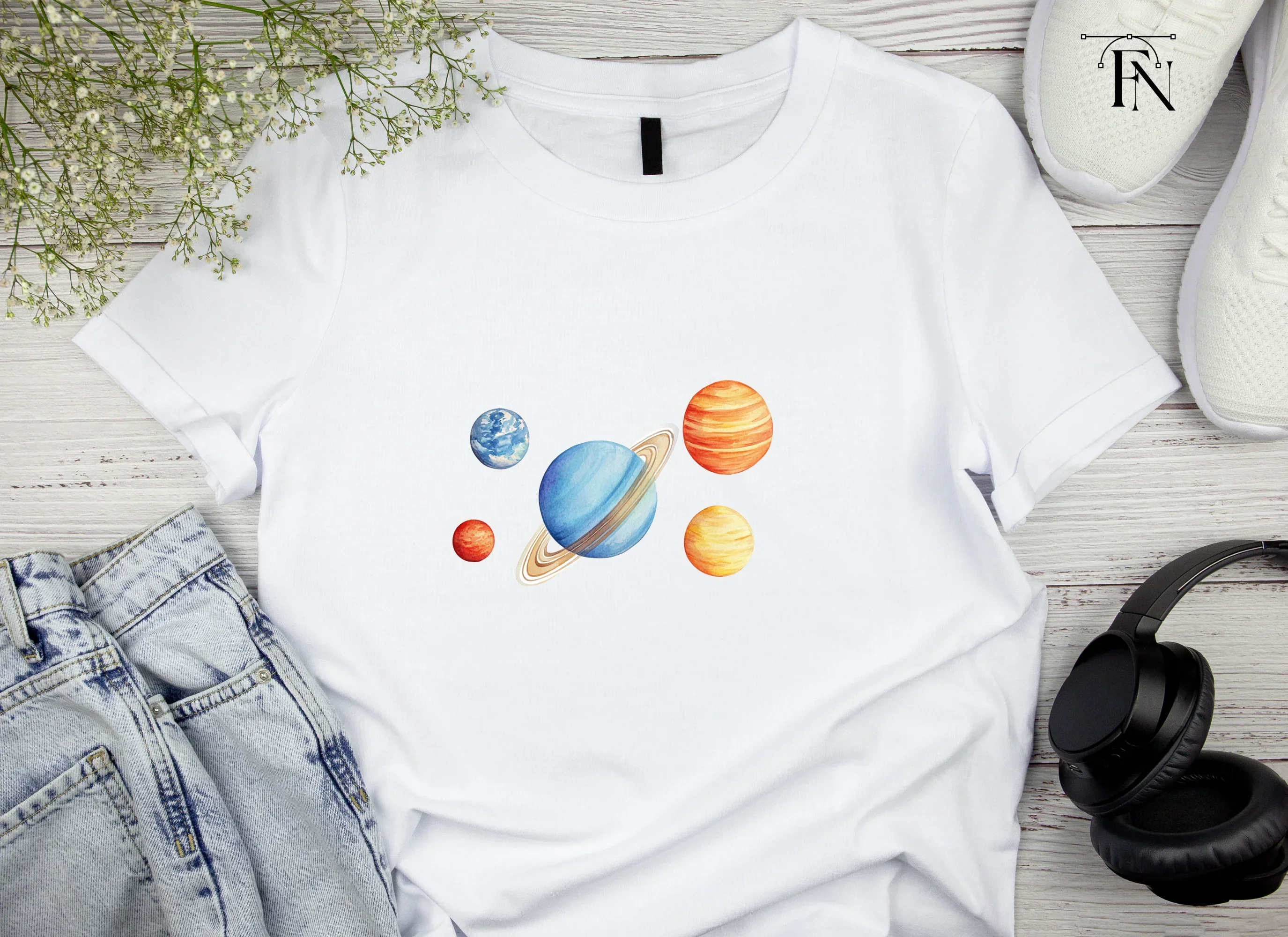Solar System Planets Clipart Bundle - Image 5