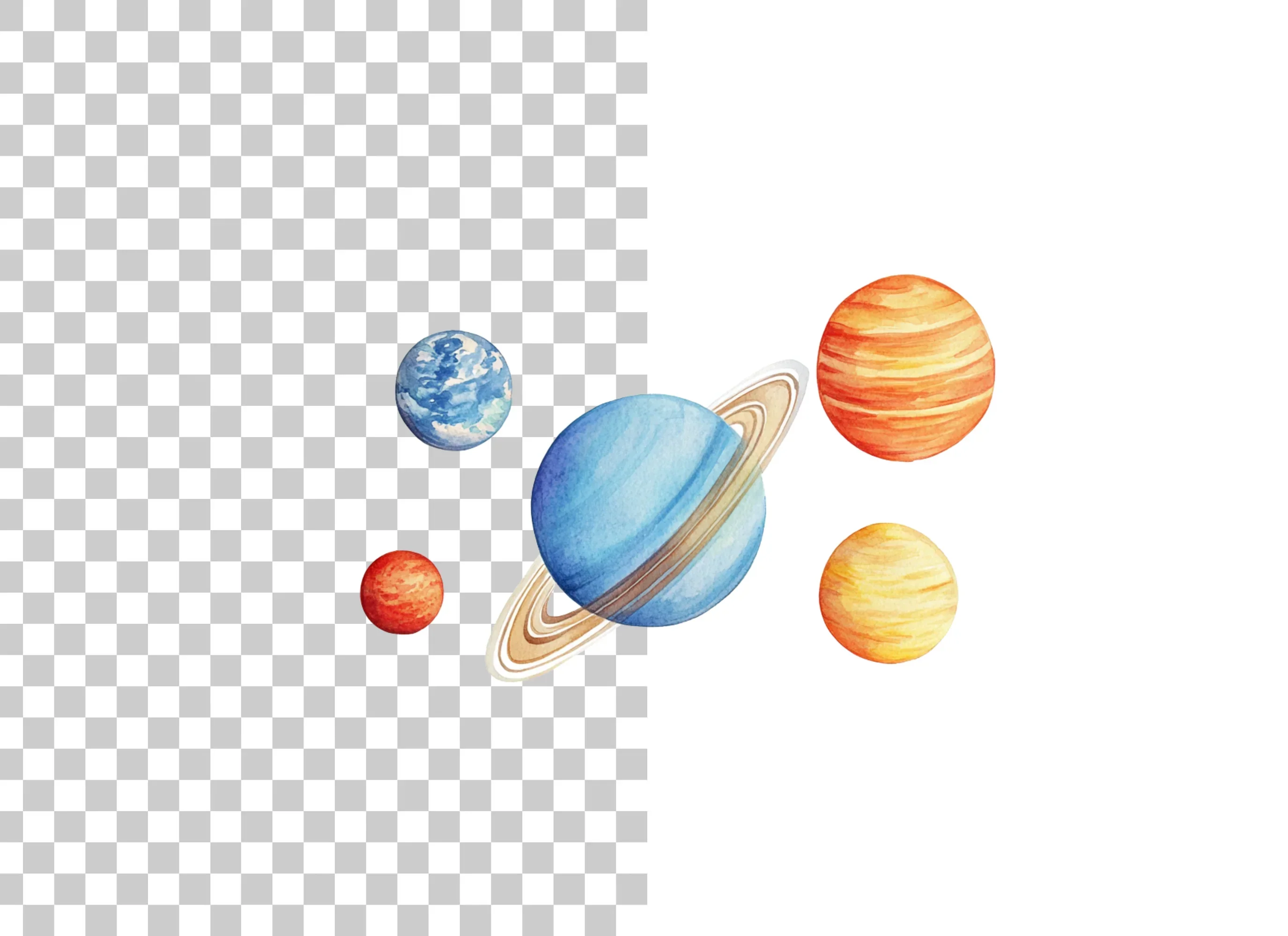 Solar System Planets Clipart Bundle - Image 6