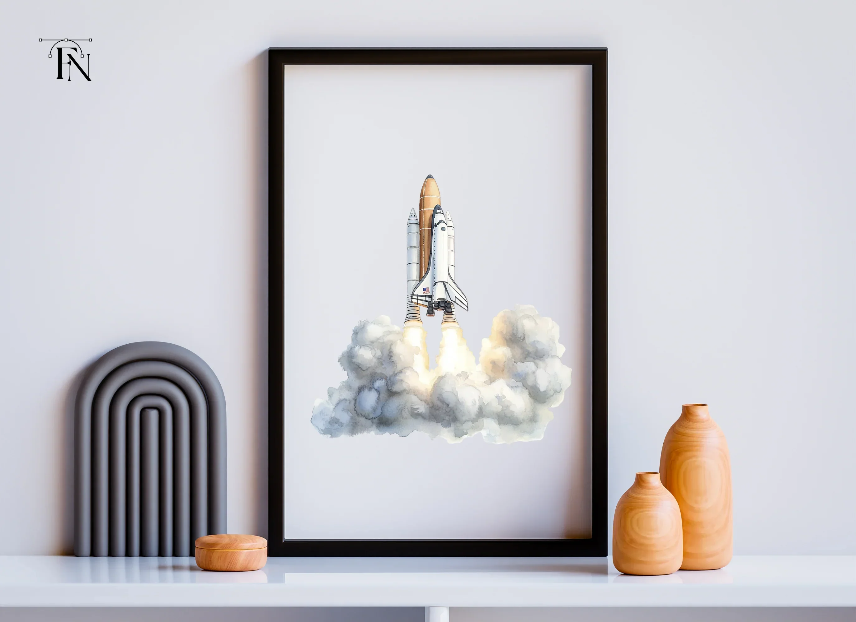 Space Shuttle Launch Clipart Bundle - Image 5