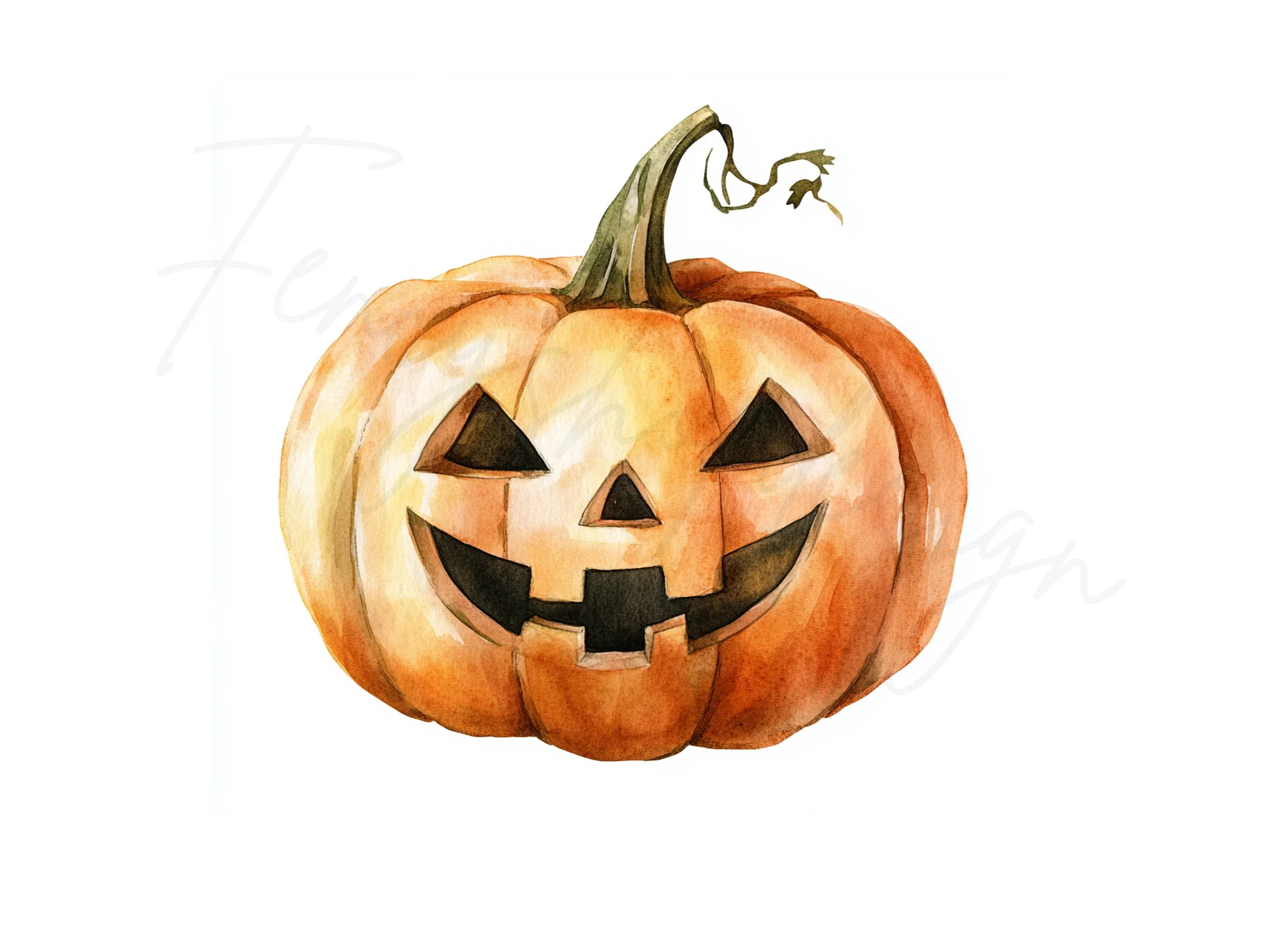 Spooky Jack Lantern Clipart Bundle - Image 3