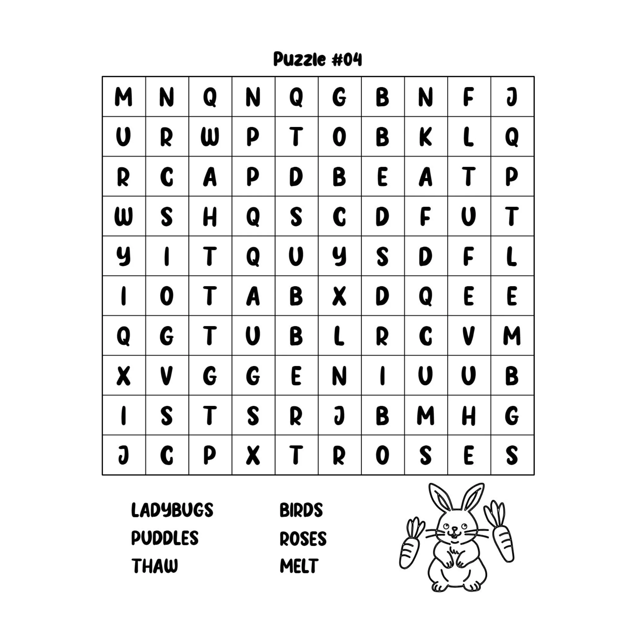 Spring Word Search Book for Kids - Image 4