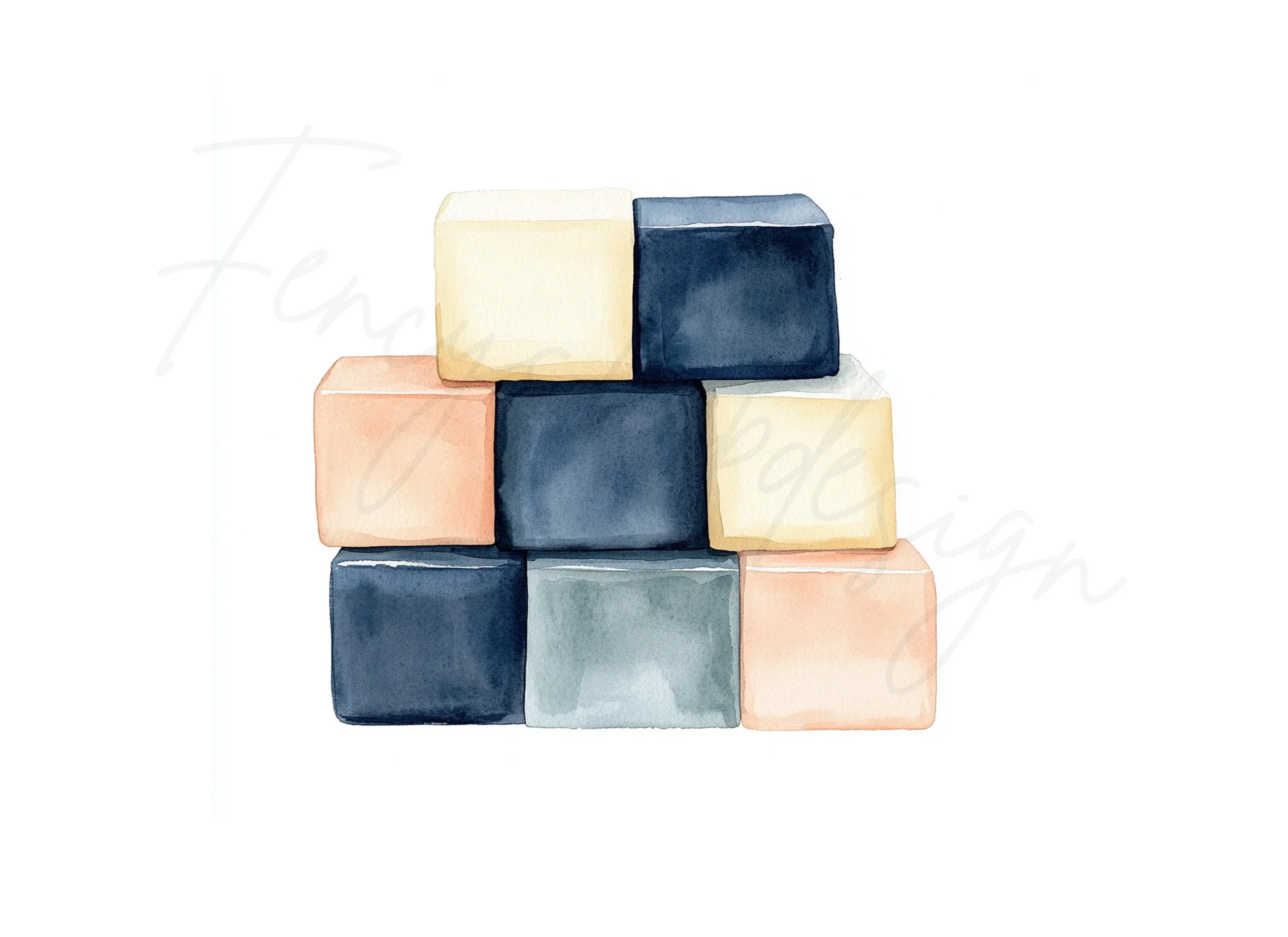 Stacked Blocks Clipart Bundle - Image 2