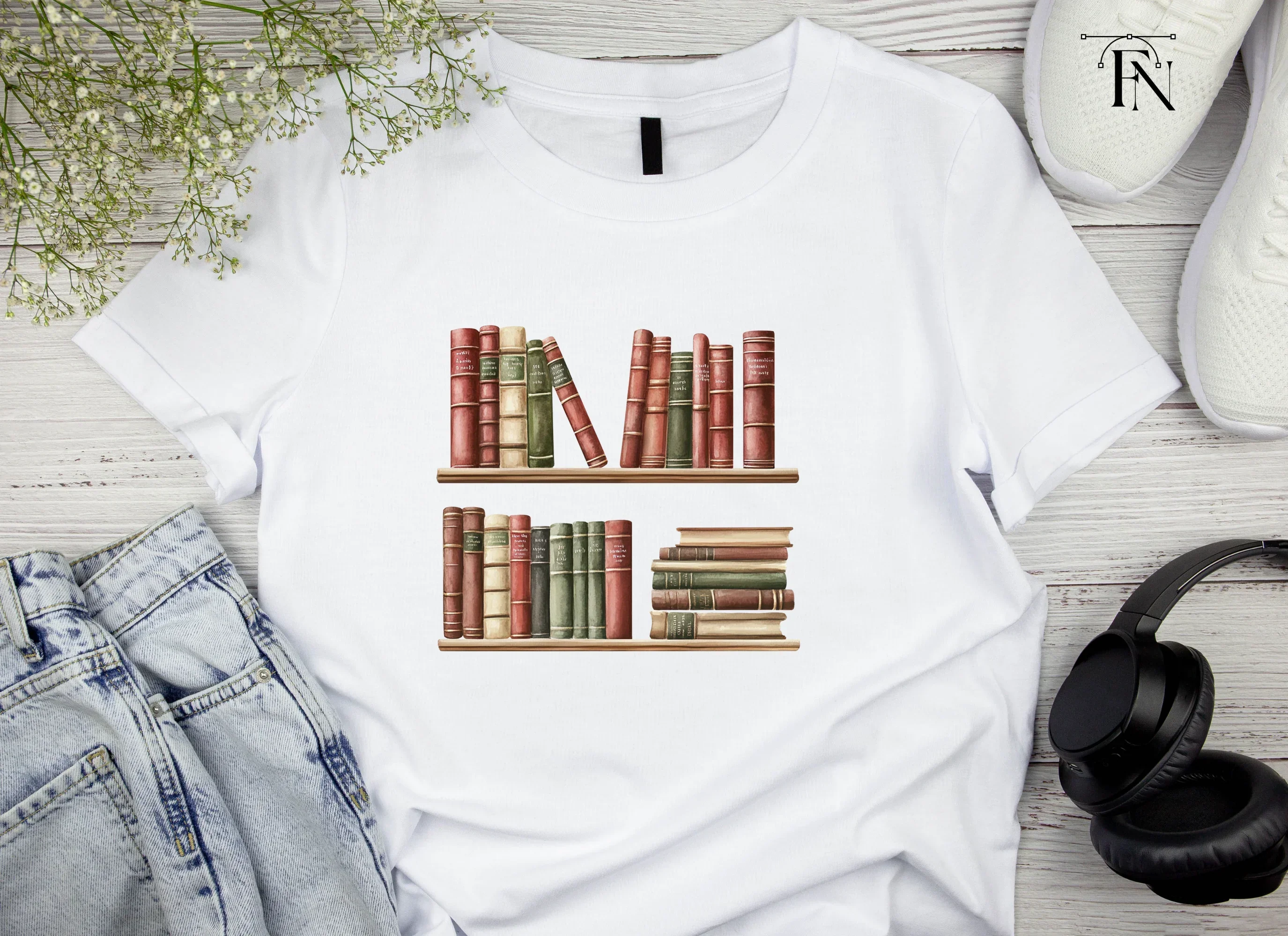 Stacked Books Clipart Bundle - Image 4