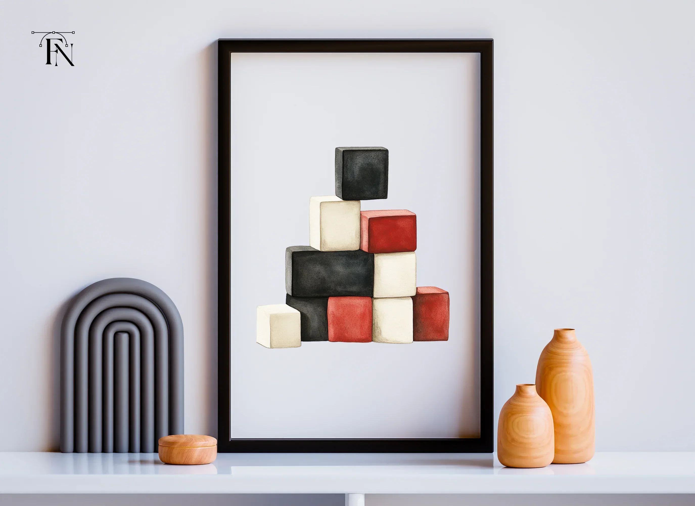 Stacked Cubes Clipart Bundle - Image 6