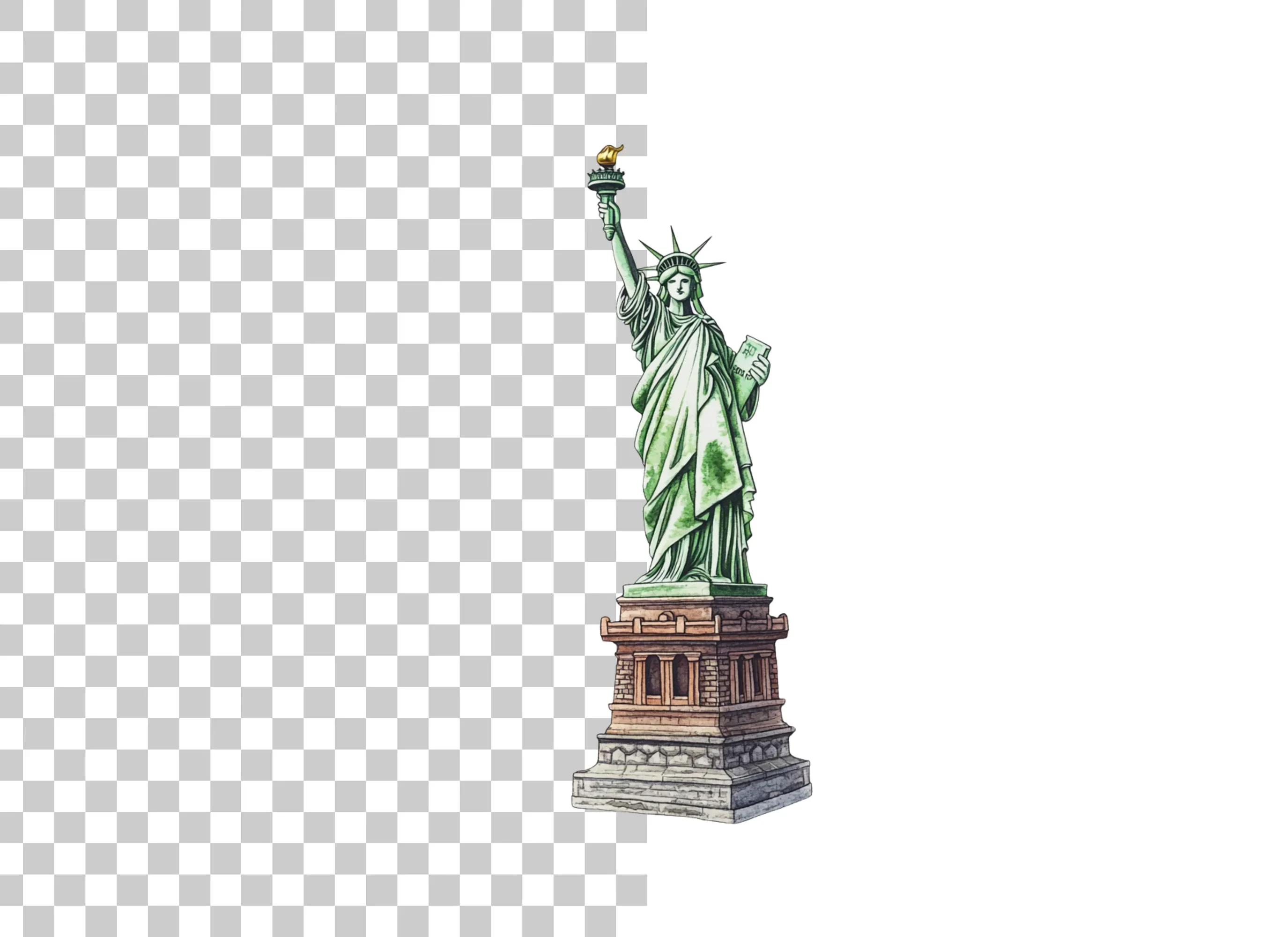 Statue of Liberty Clipart Bundle - Image 2
