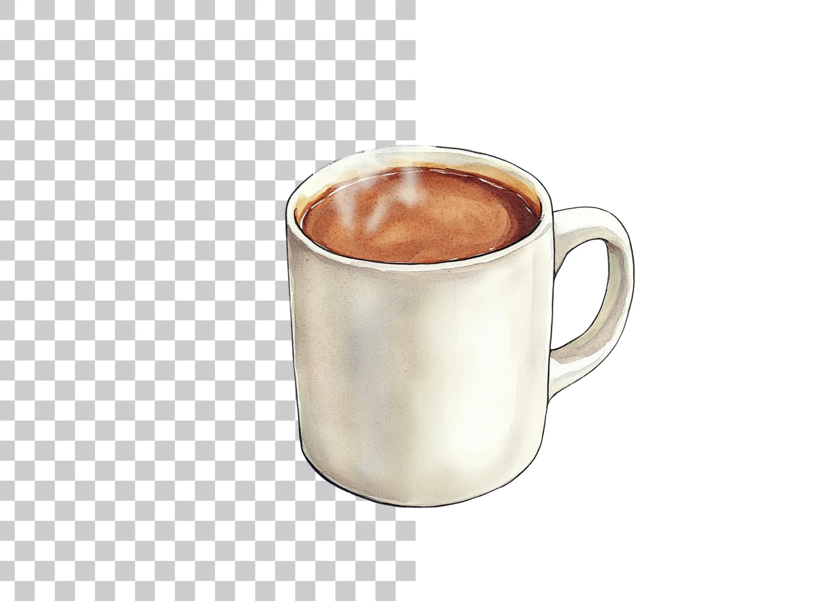 Steaming Hot Chocolate Clipart Bundle - Image 2