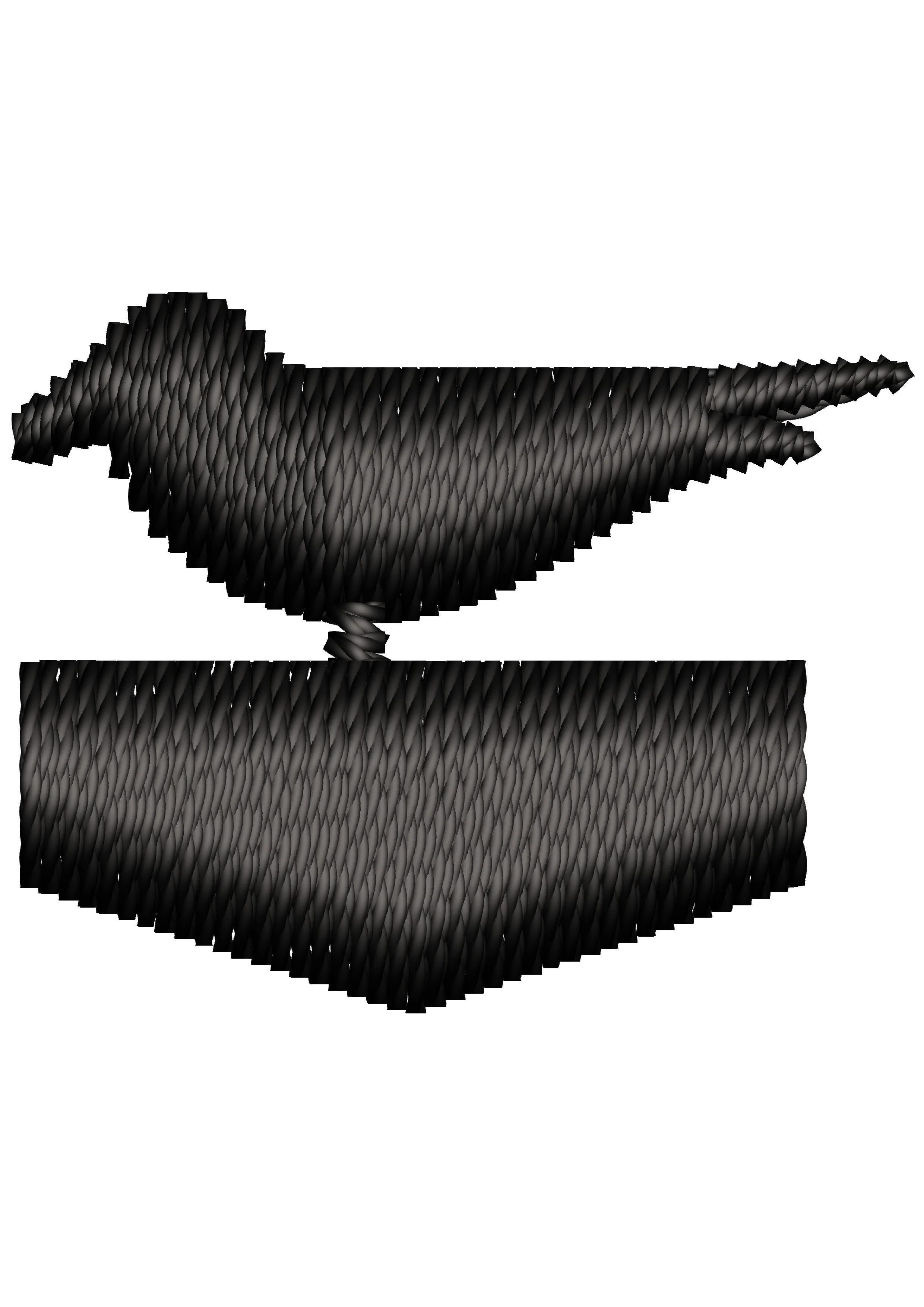 Still Bird Embroidery Design
