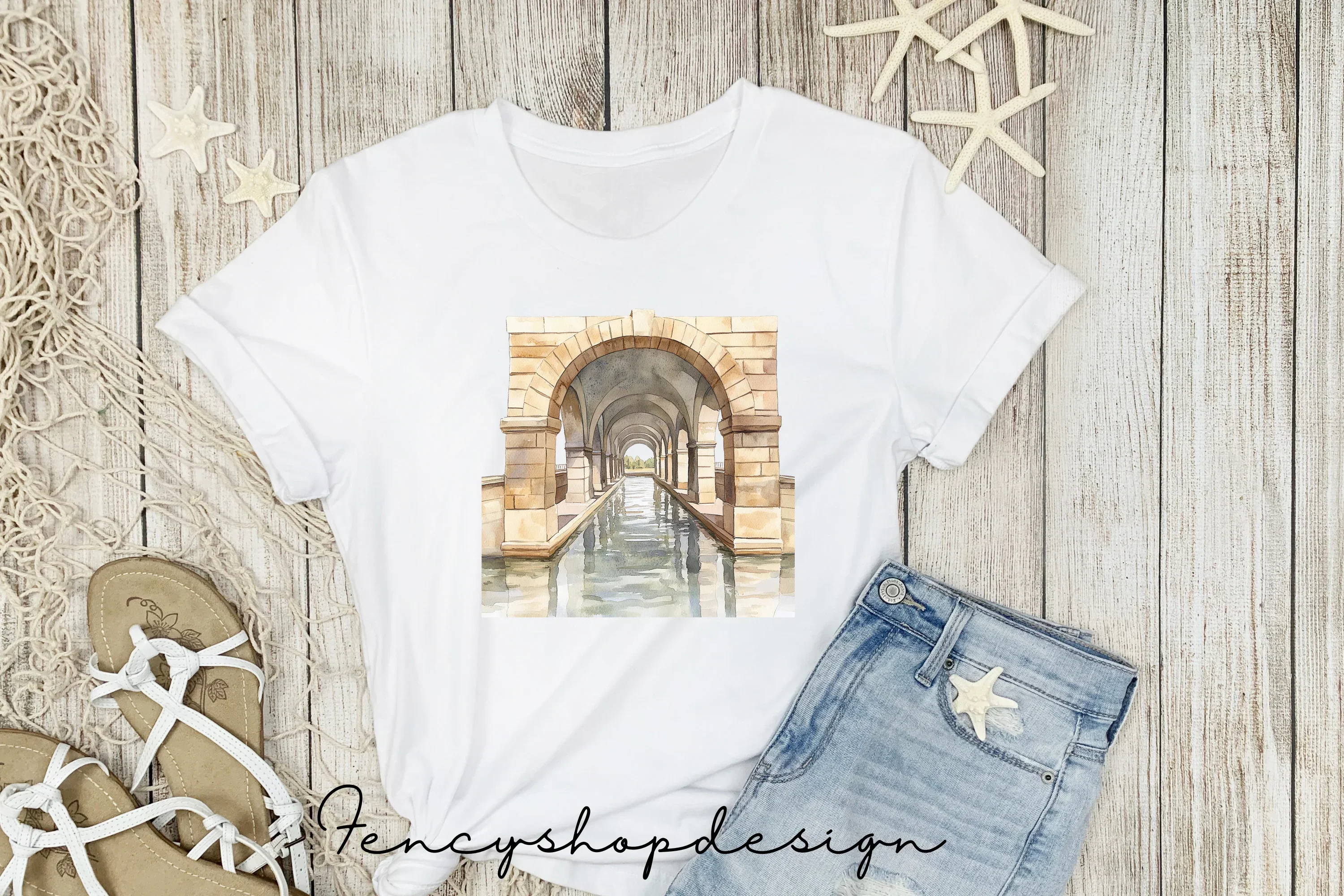 Stone Bridge Archway Clipart Bundle - Image 5