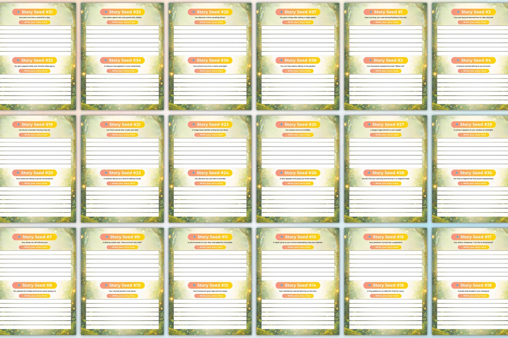 Story Seeds Kids Planner - Image 2