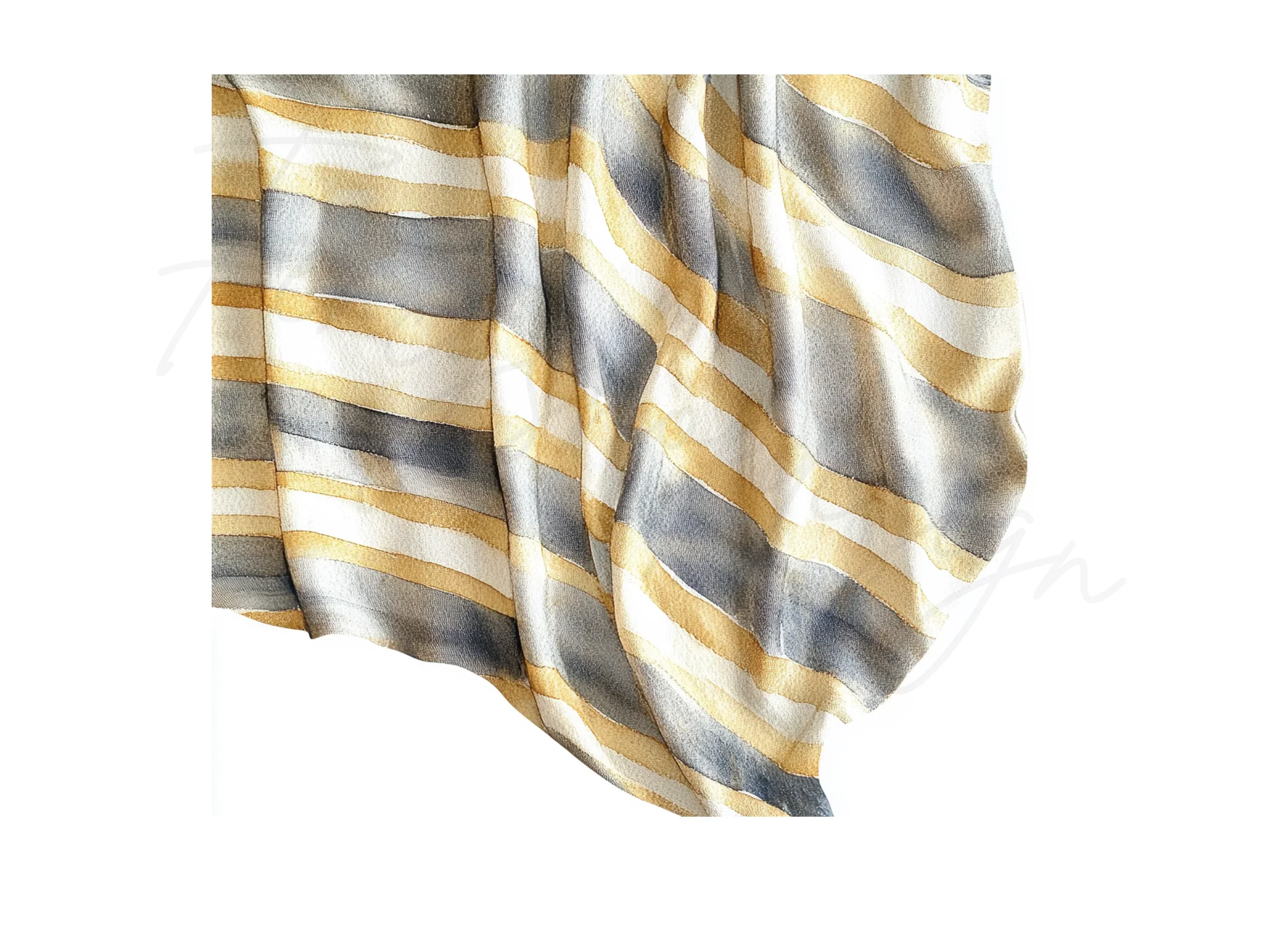 Striped Fabric Texture Clipart Bundle - Image 3