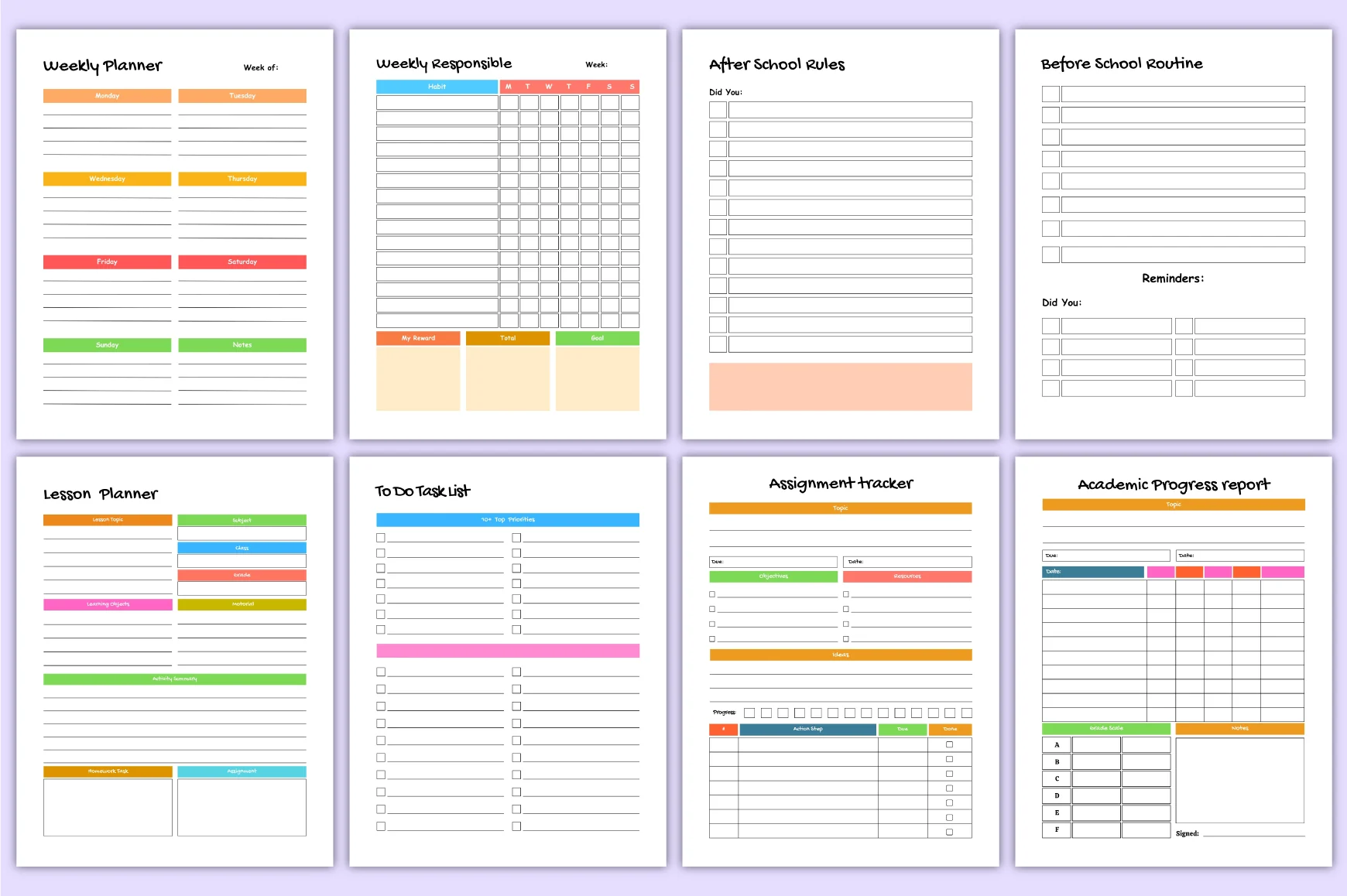 Student Academic Workbook - Image 3