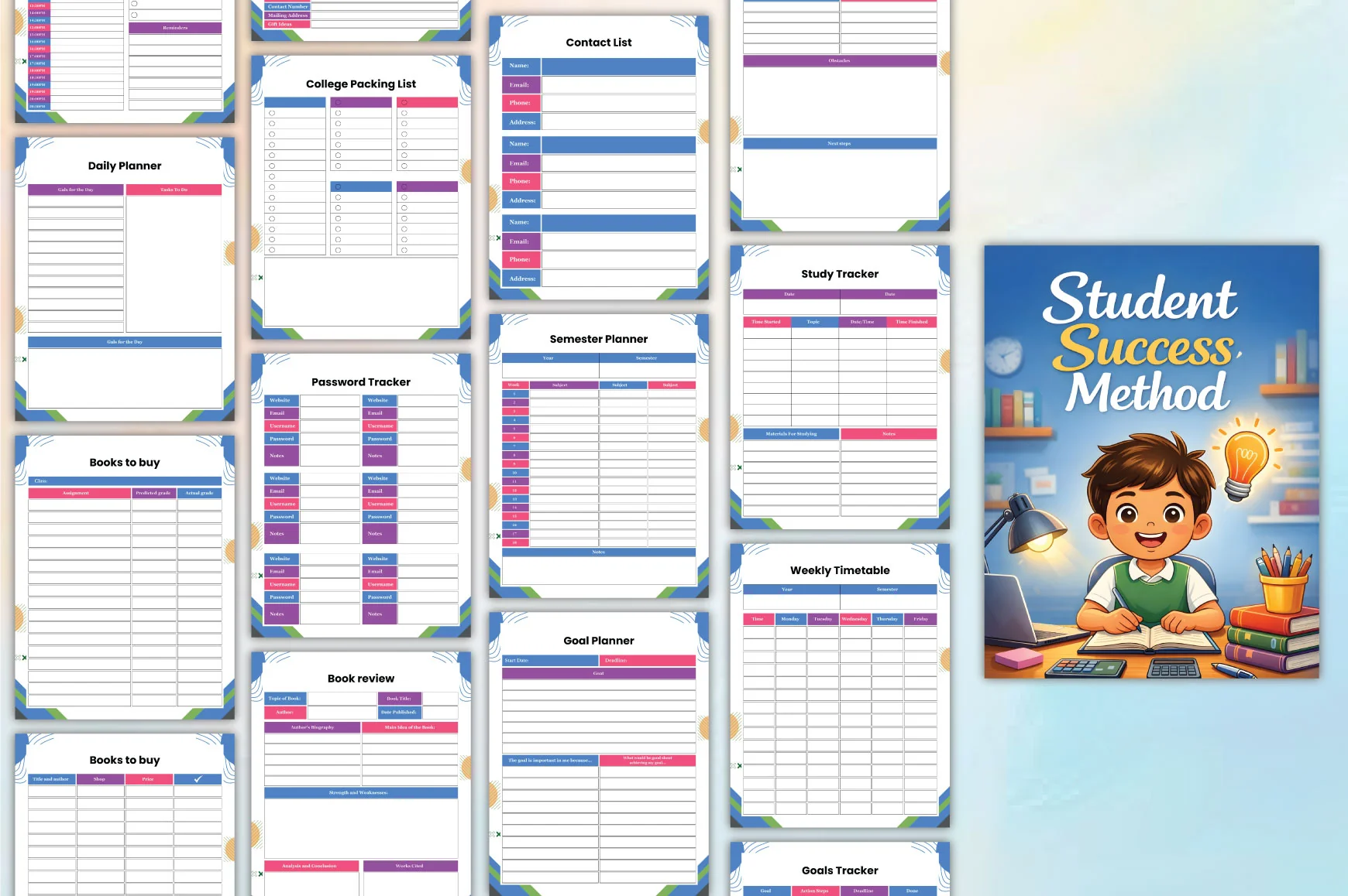 Student Success Method Planner - Image 3