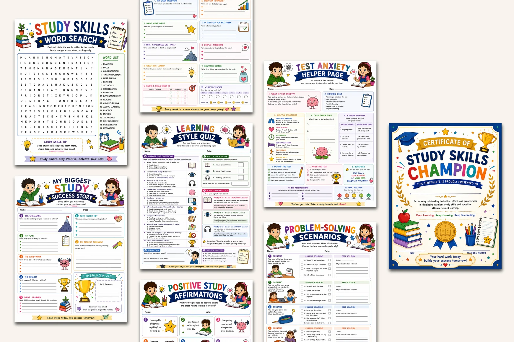 Study Skills For Kid Workbook - Image 4