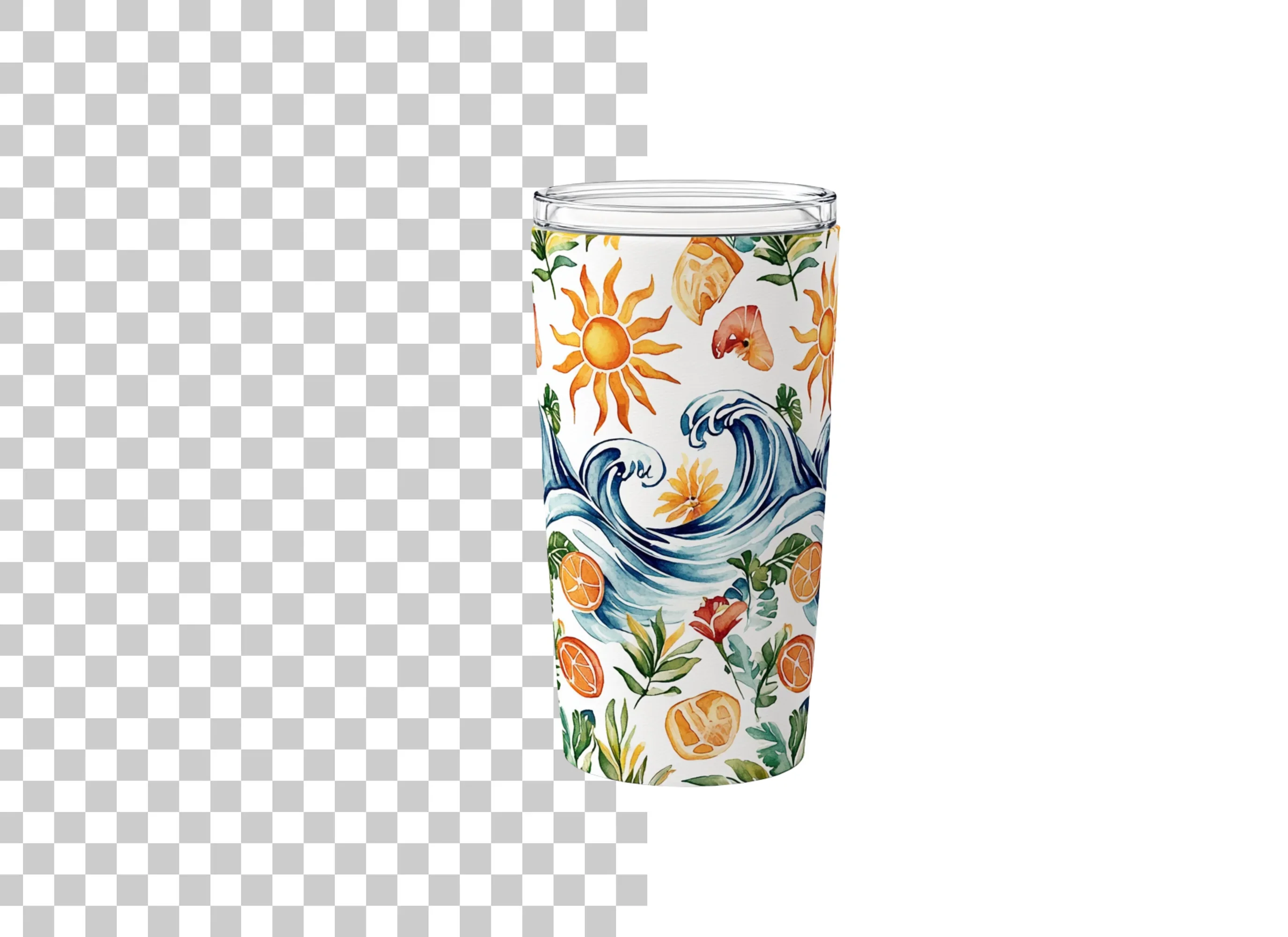 Summer Beach Tumbler Clipart Bundle - Image 2