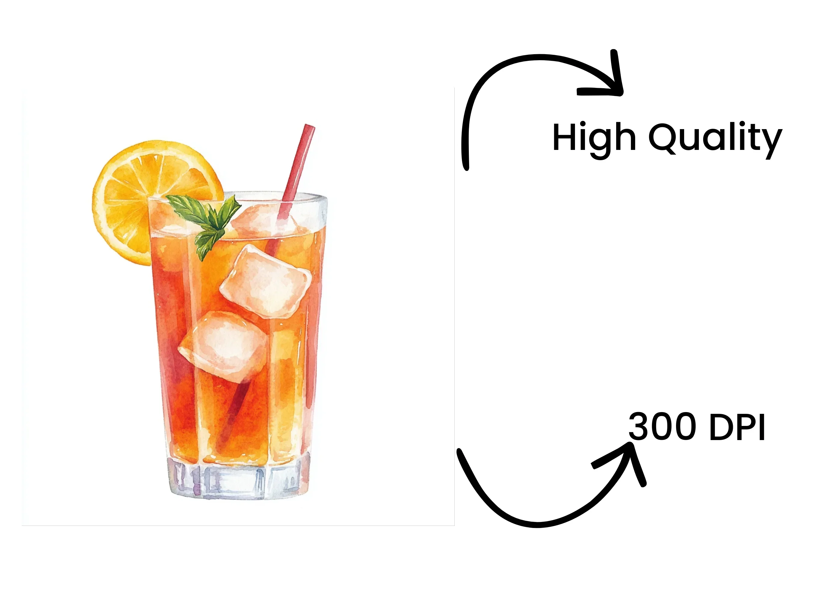 Summer Cocktails Clipart Bundle - Image 4