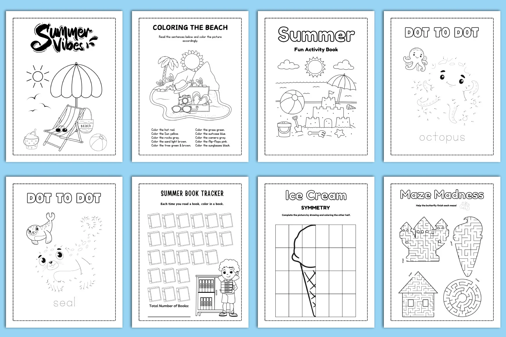 Summer Kids Planner - Image 5