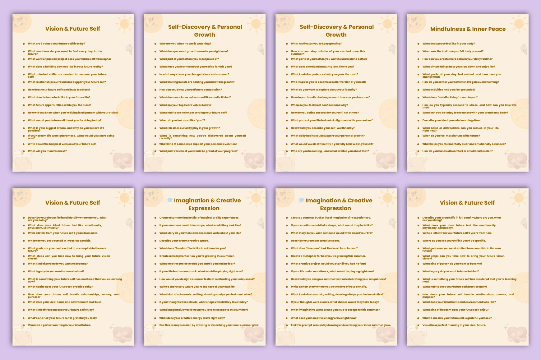 Summer Self-Reflection Prompts - Image 5