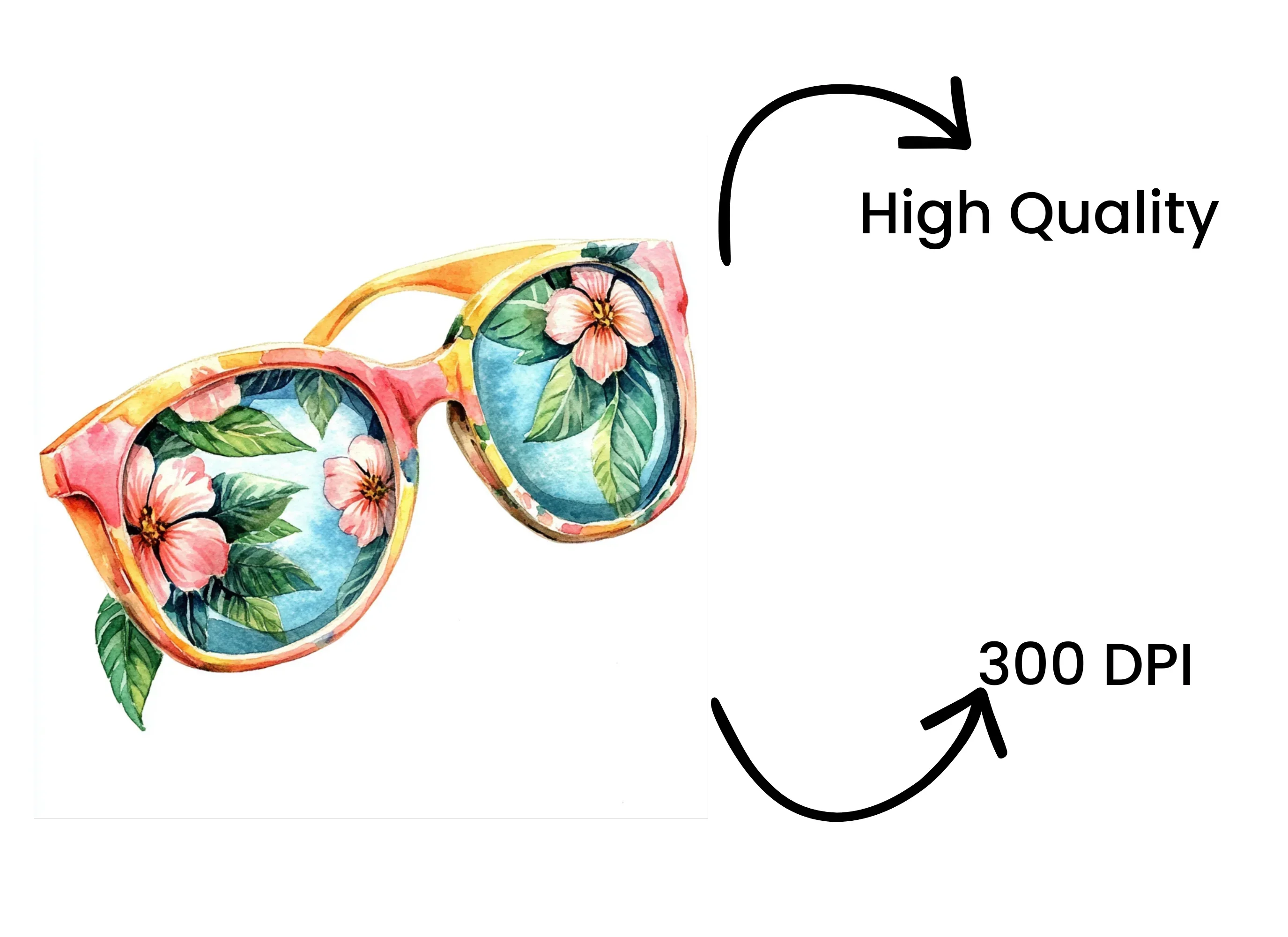 Summer Sunglasses Clipart Bundle - Image 4