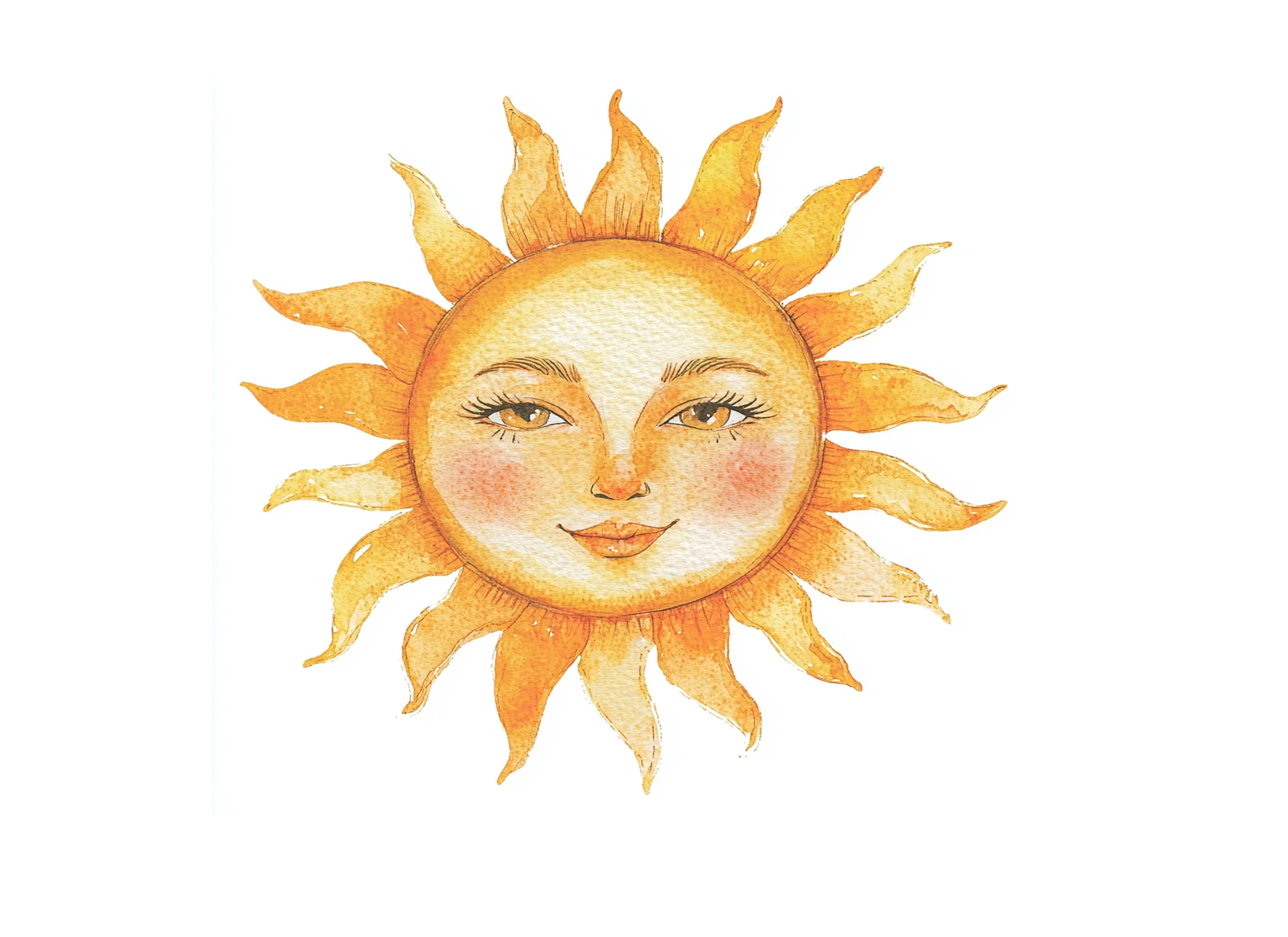Sun Faces Clipart Bundle - Image 3