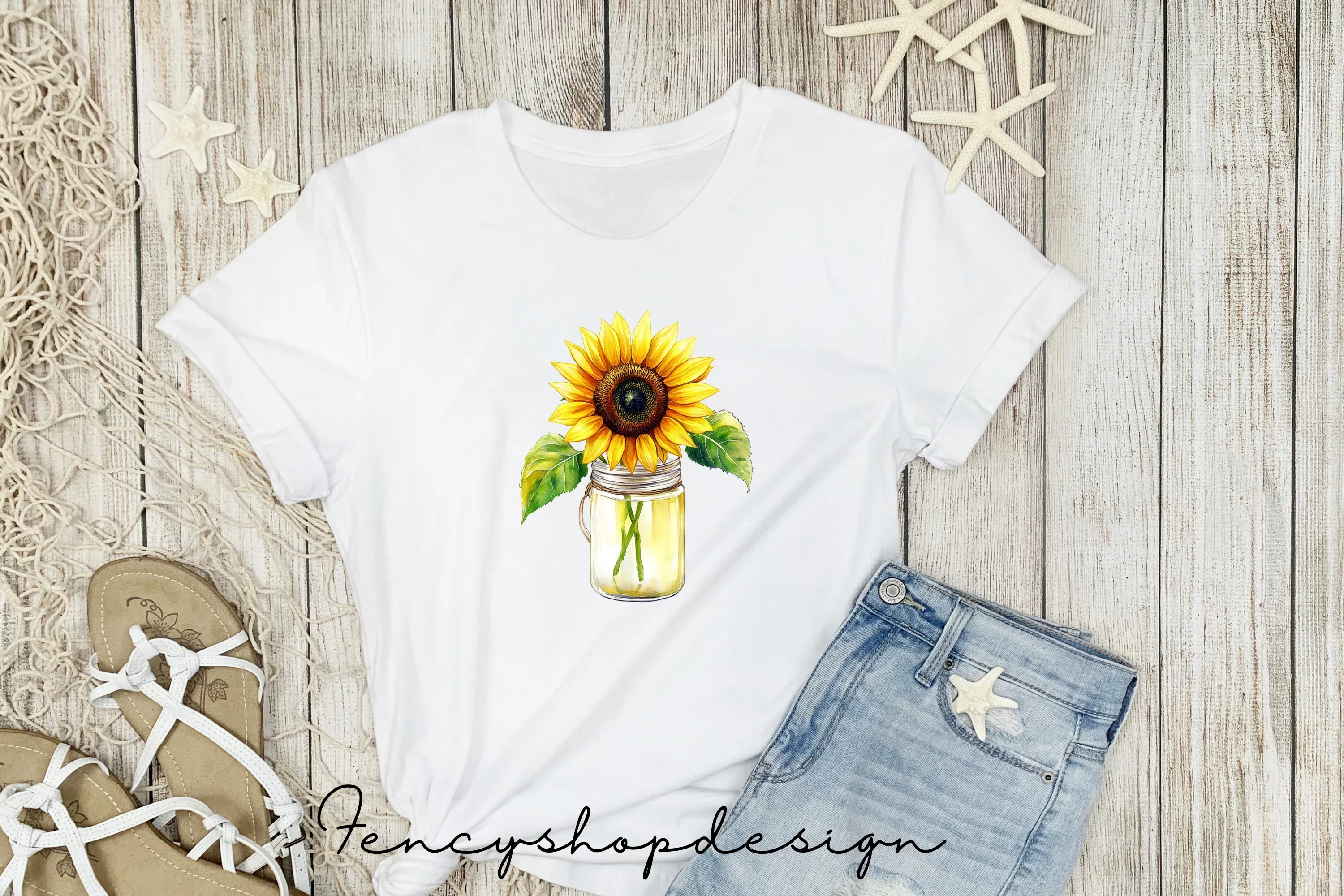 Sunflower Clipart Bundle - Image 5