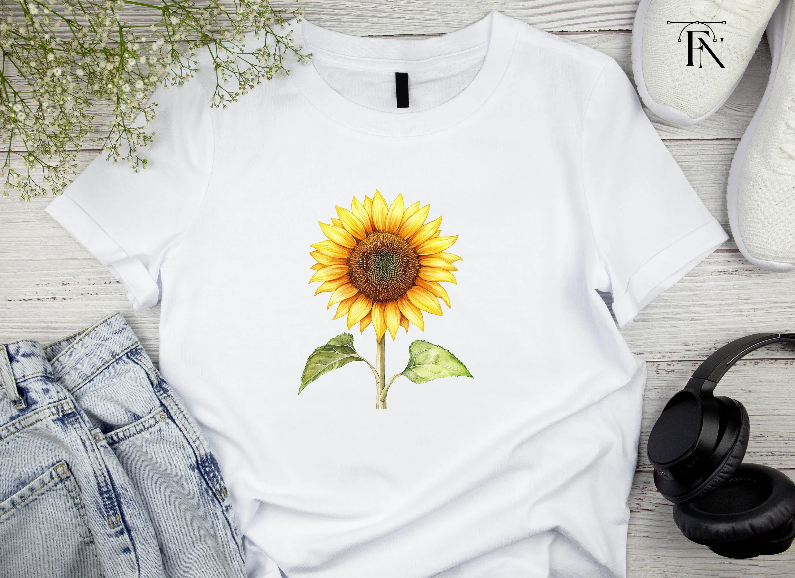 Sunflower Clipart Bundle - Image 4