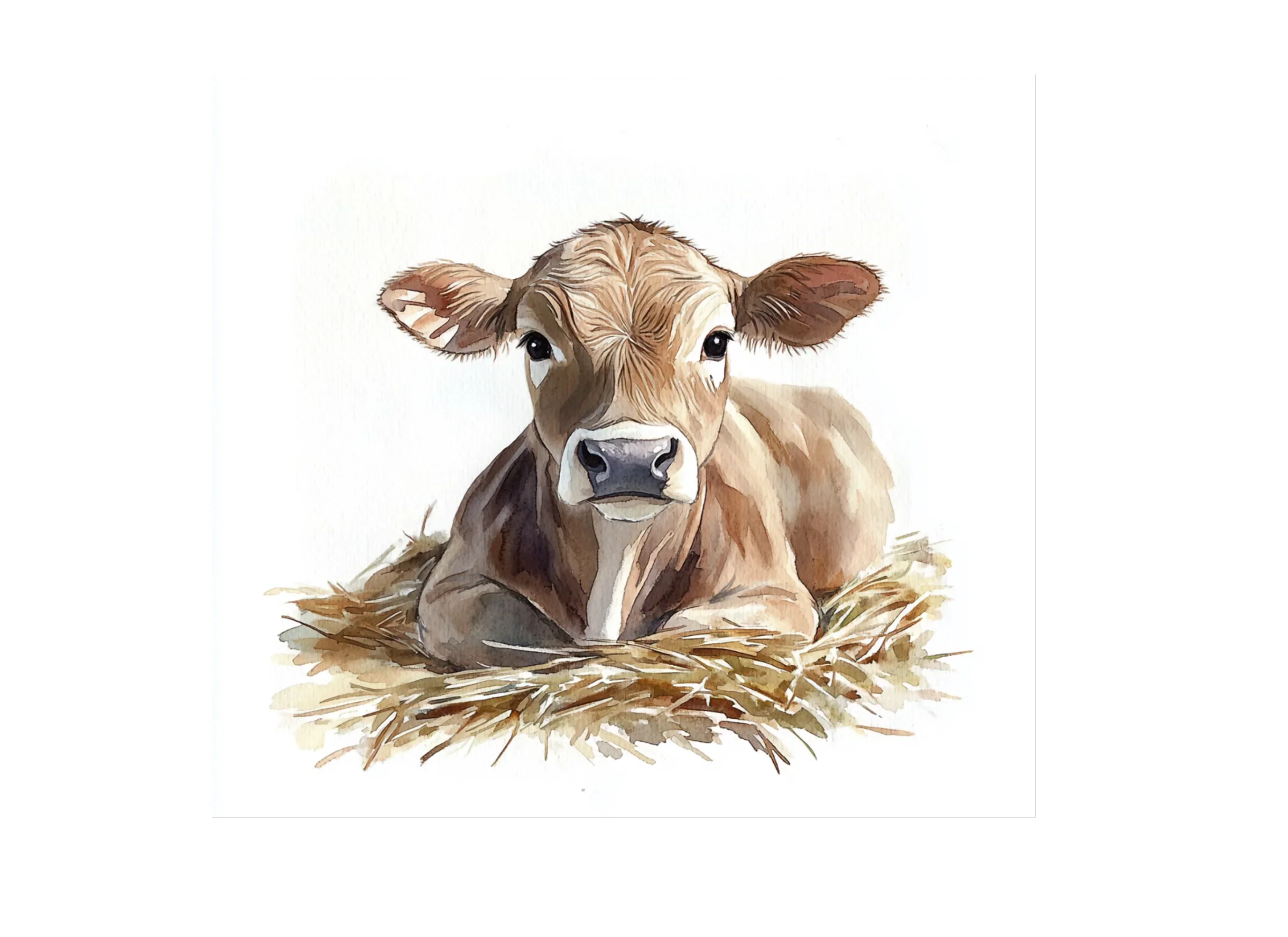 Sweet Calf Clipart Bundle - Image 2