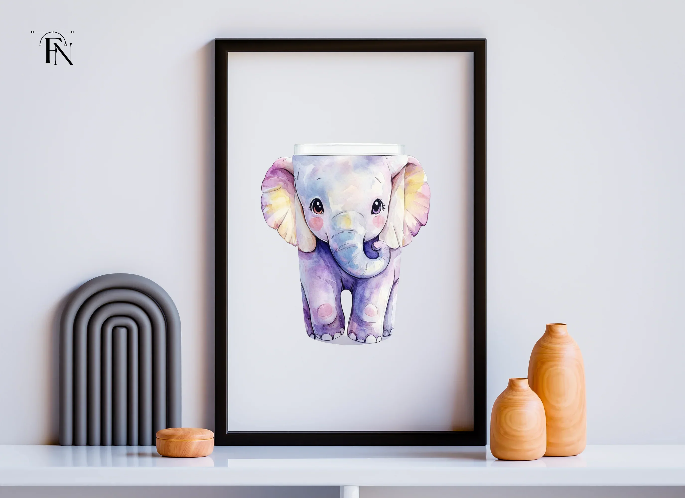 Sweet Elephant Clipart Bundle - Image 6
