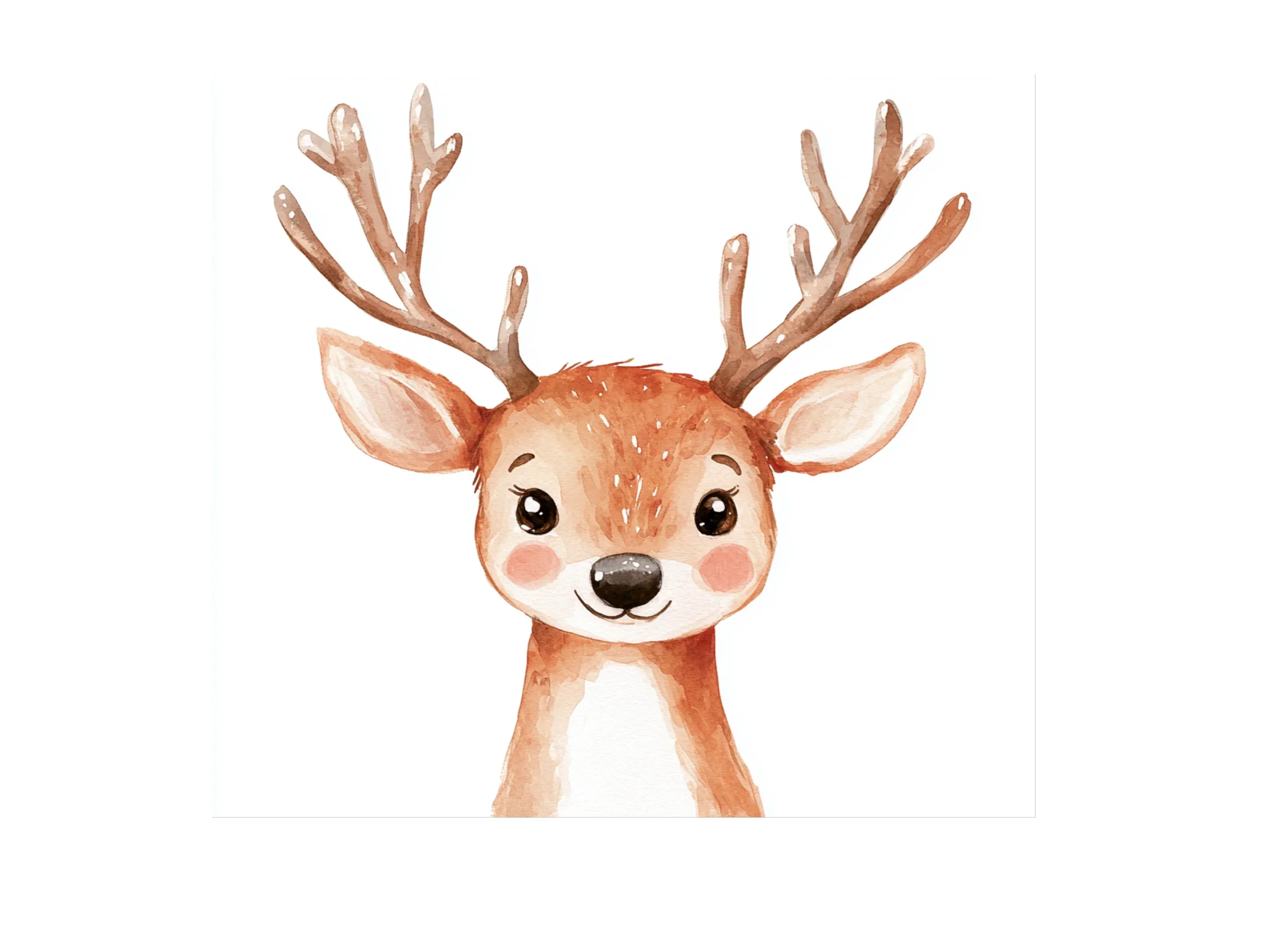 Sweet Fawn Duo Clipart Bundle - Image 3