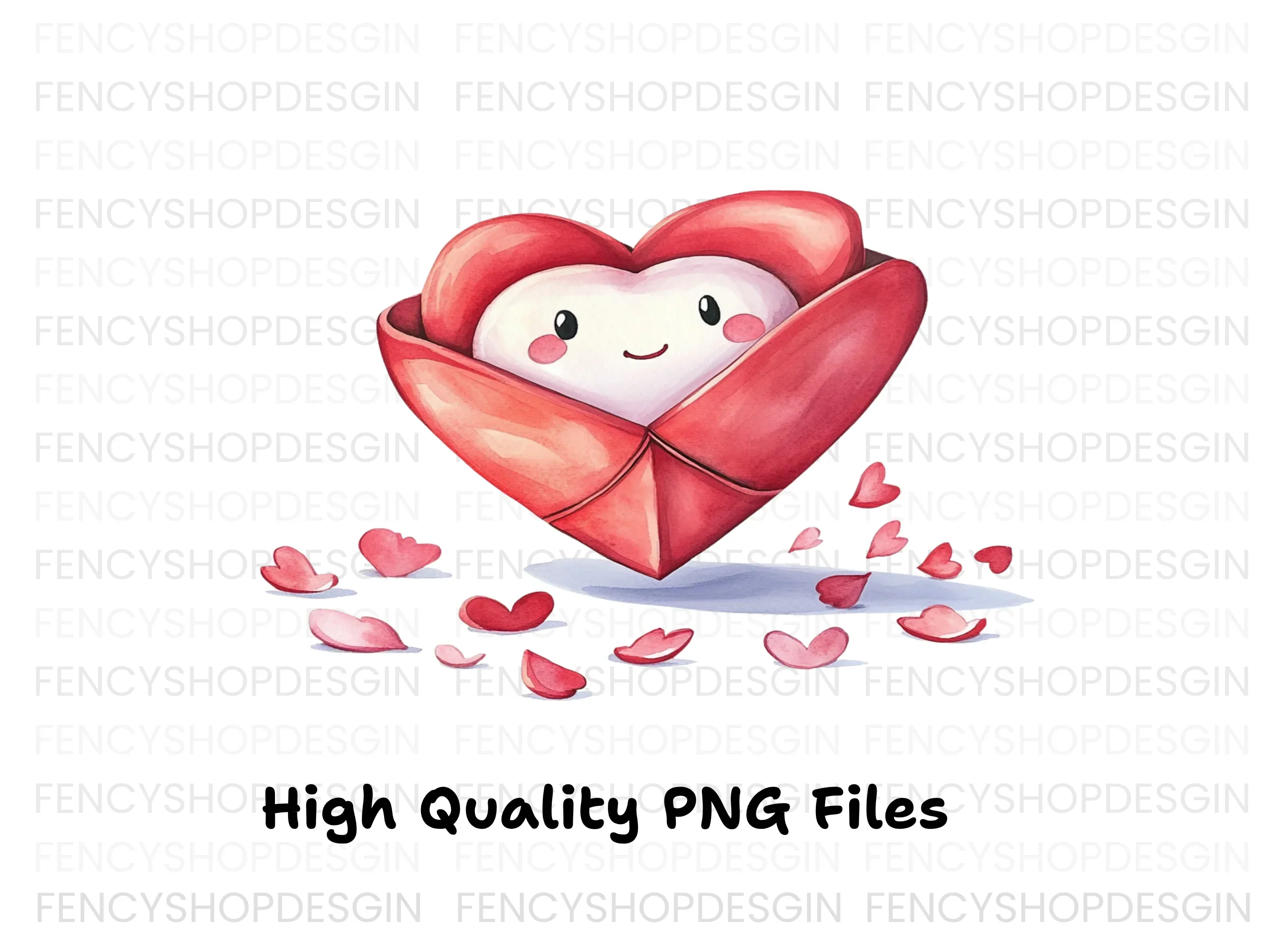 Sweet Heart Envelope Clipart Bundle - Image 3