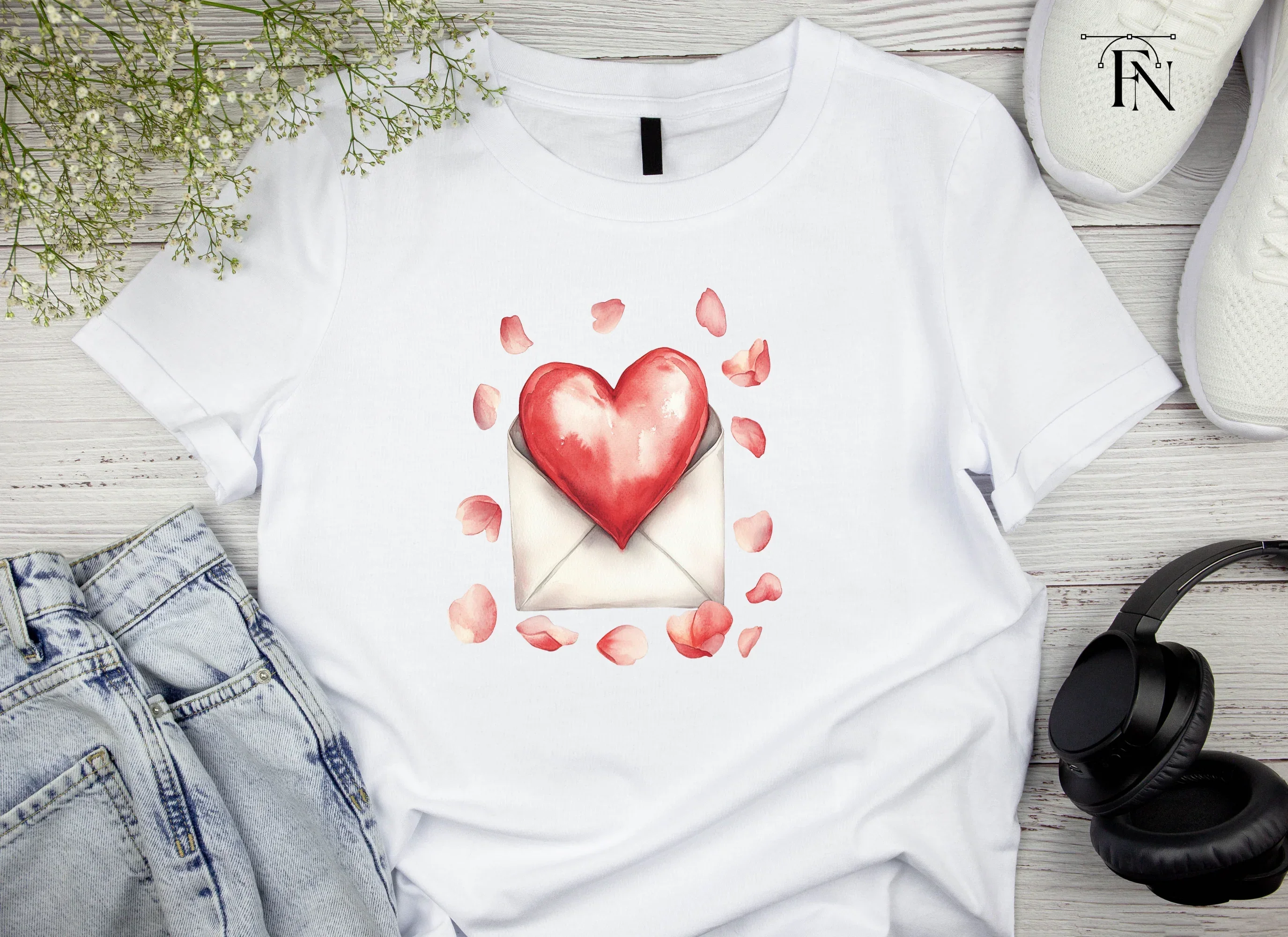 Sweet Heart Envelope Clipart Bundle - Image 4