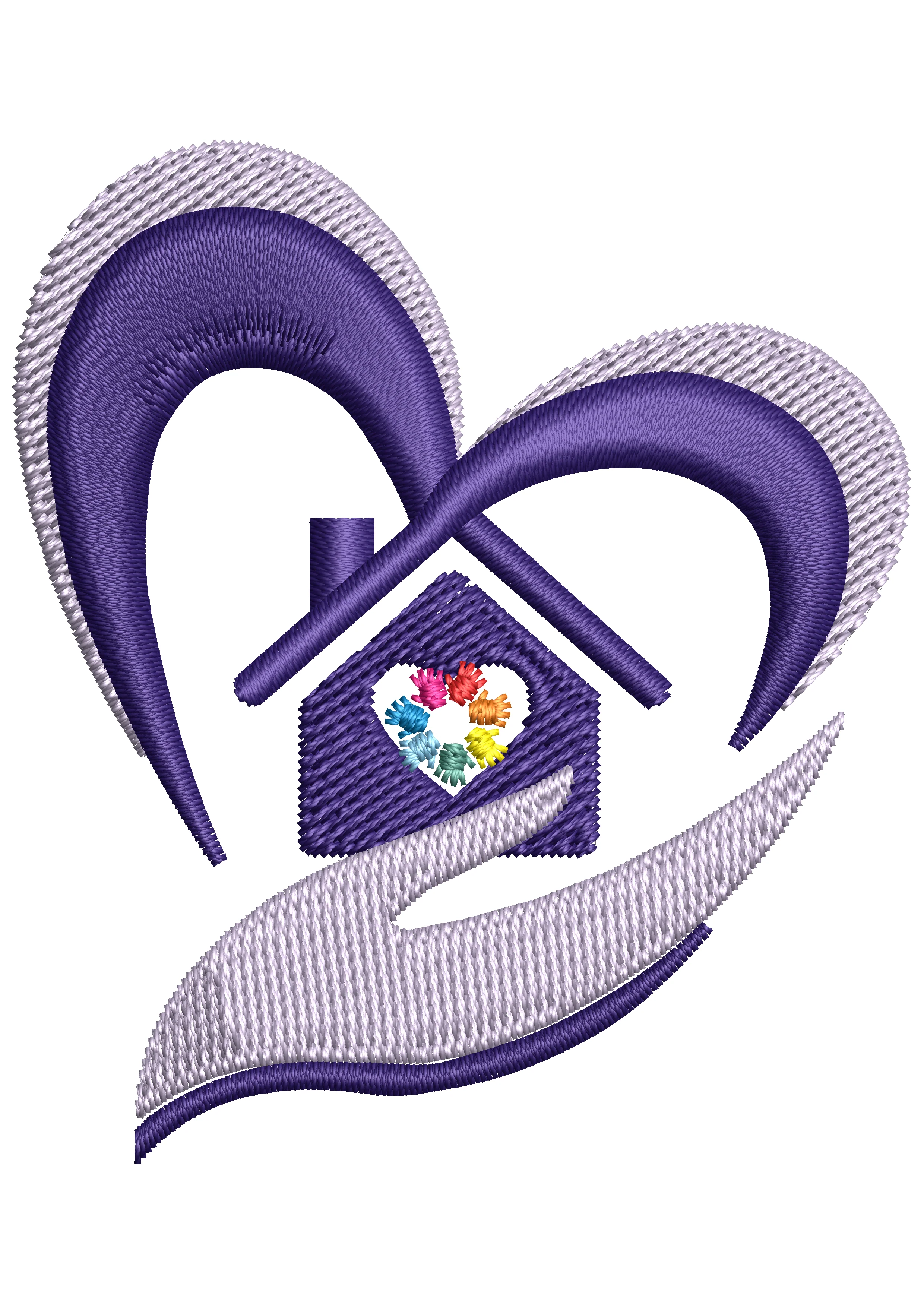 Sweet Hut Embroidery Design