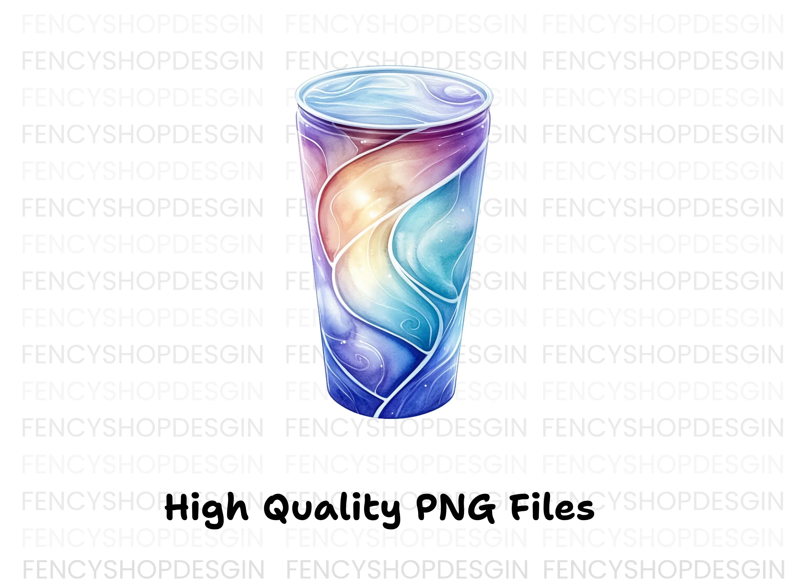 Swirl Glass Clipart Bundle - Image 2