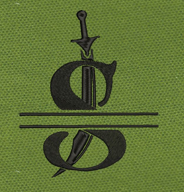 Sword Embroidery Design
