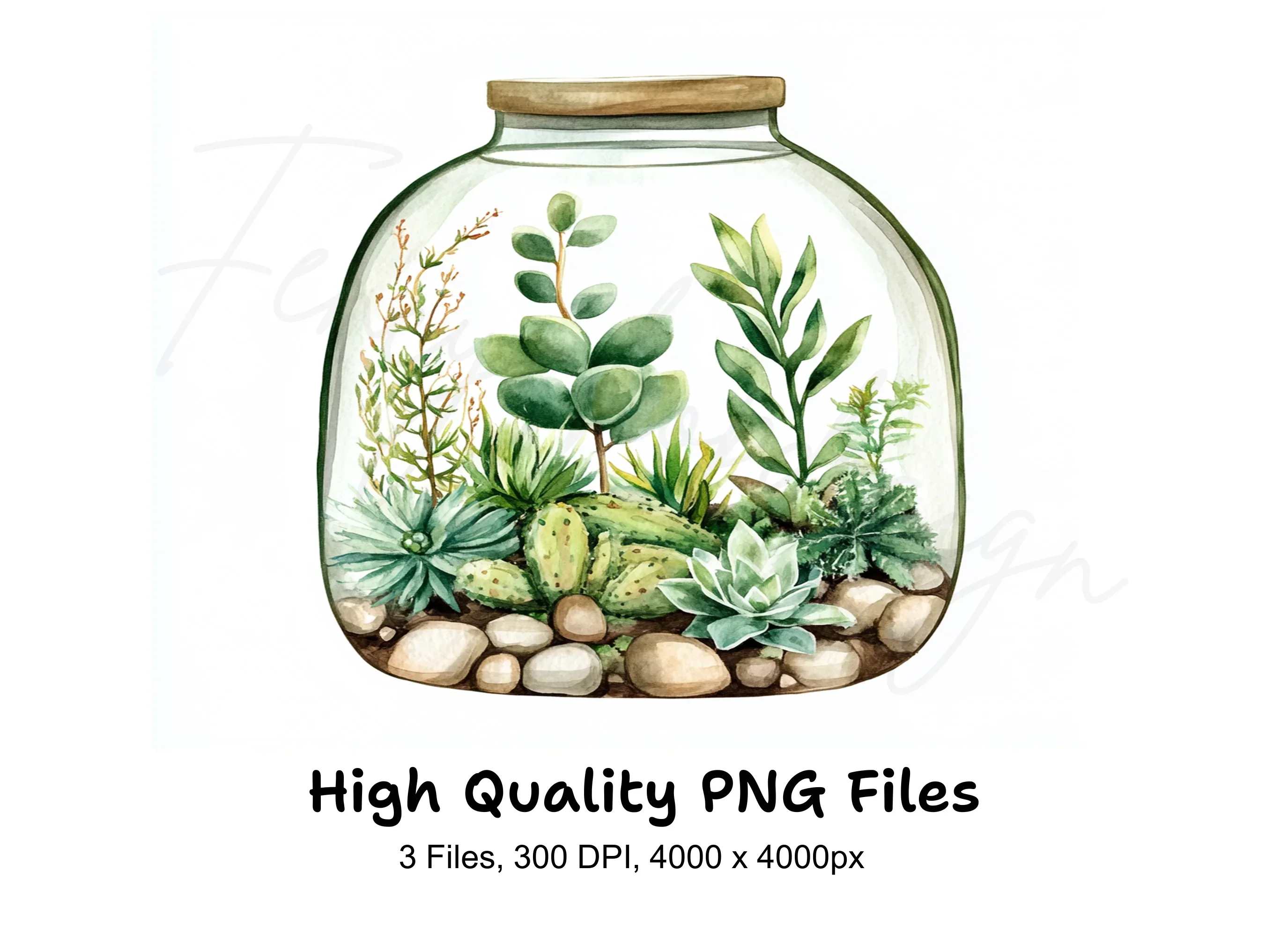 Terrarium Clipart Bundle