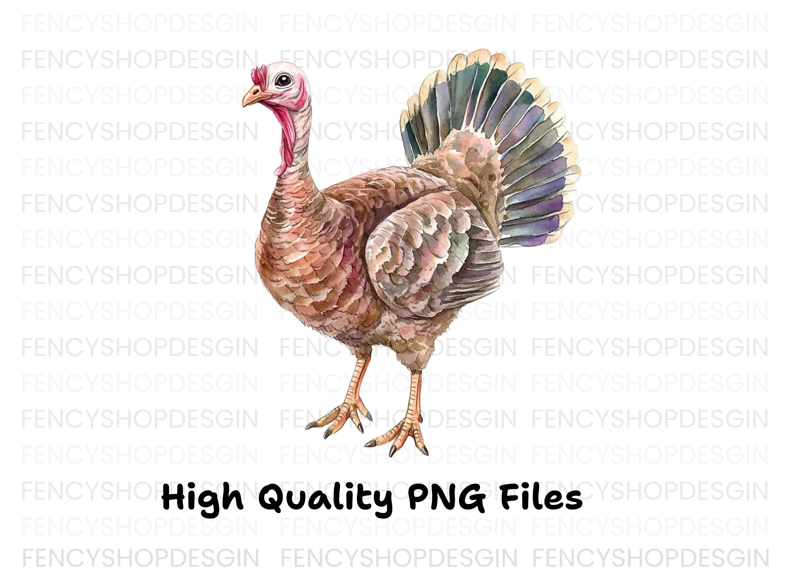 Thanksgiving Turkey Clipart Bundle - Image 3