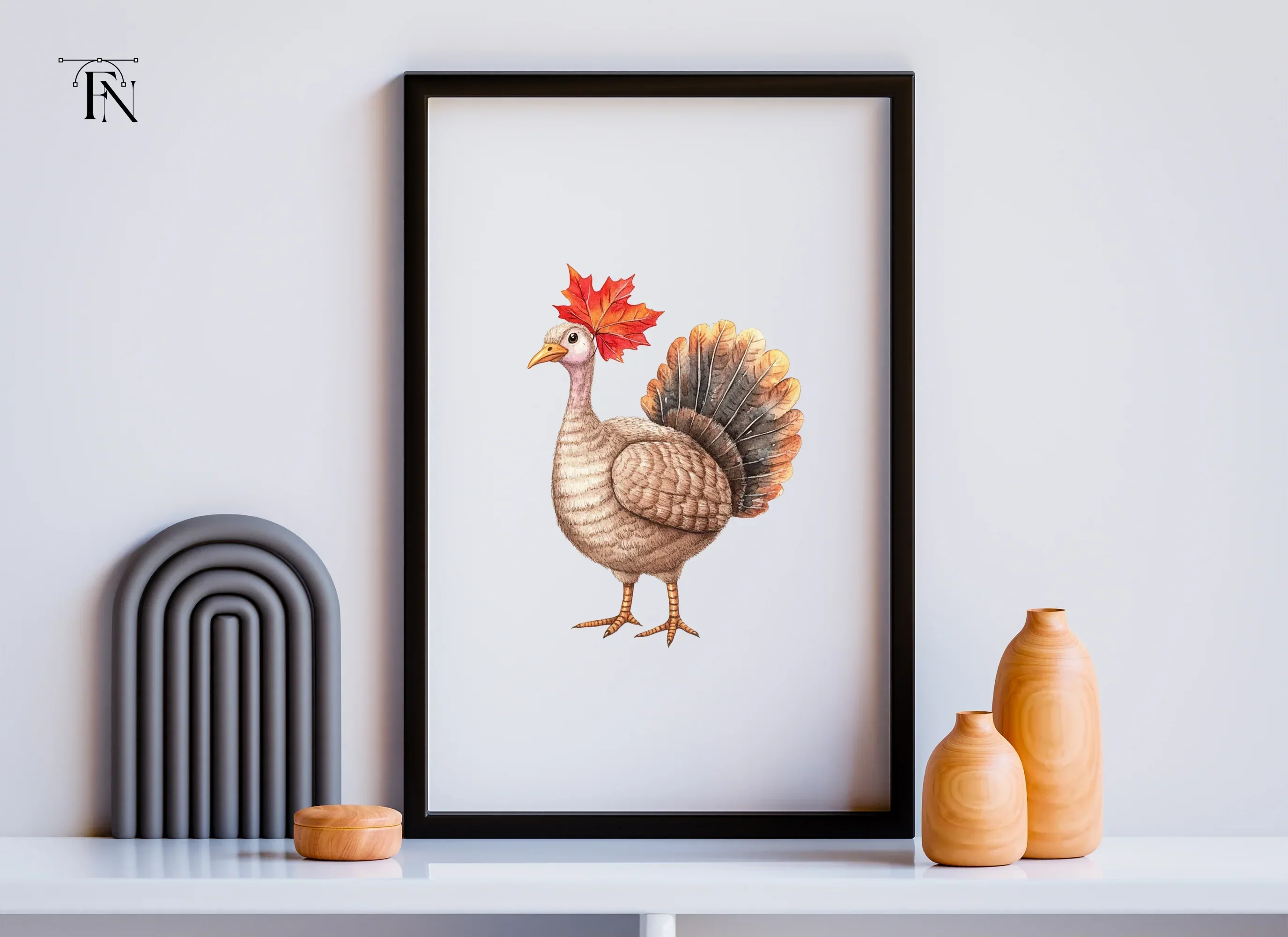 Thanksgiving Turkey Clipart Bundle - Image 6