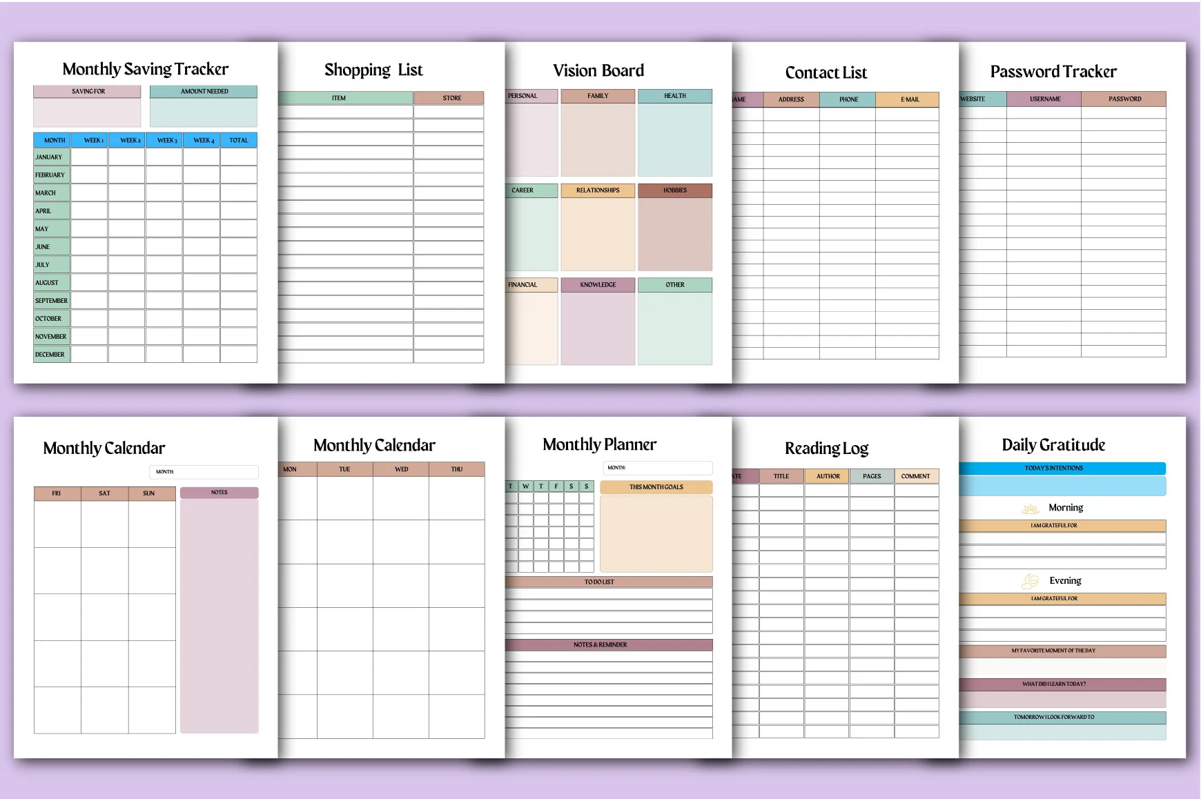 The Aesthetic Yearbook Planner - Image 4