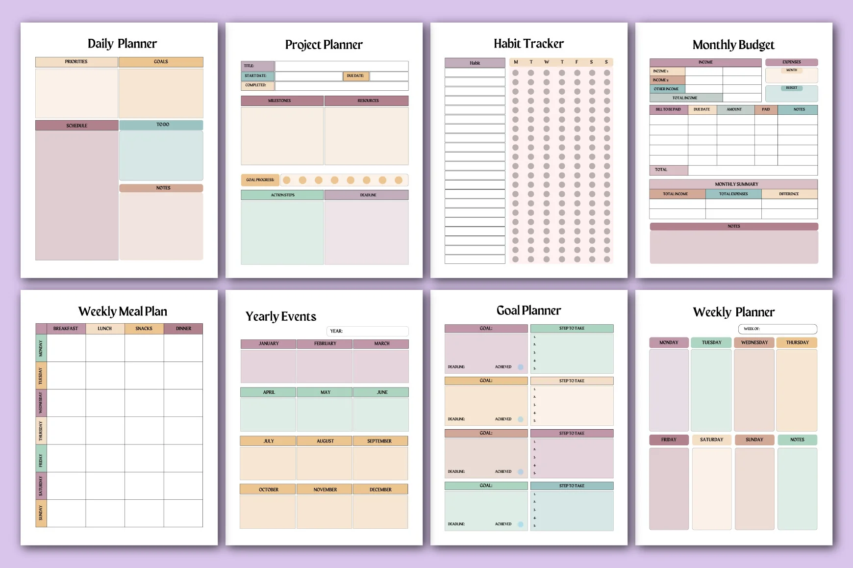 The Aesthetic Yearbook Planner - Image 6