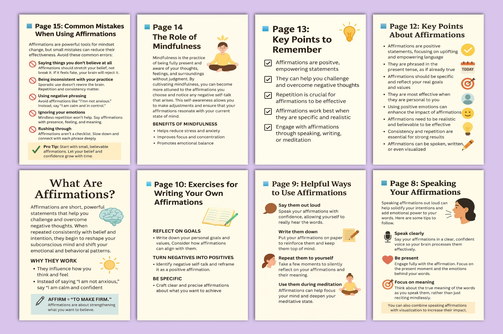 The Daily Affirmation Handbook Planner - Image 3