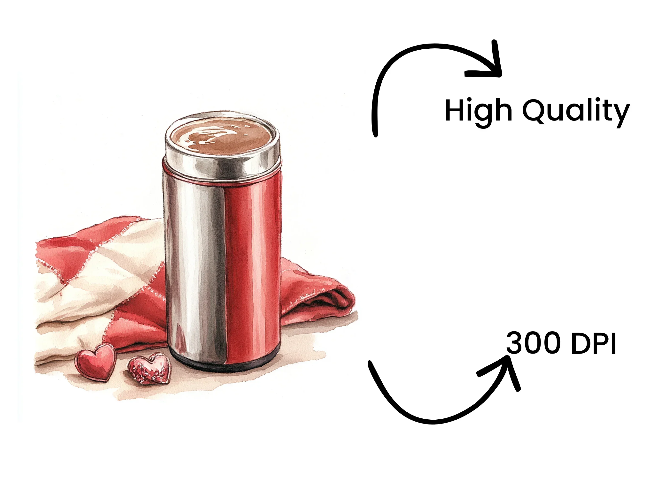 Thermos Hot Chocolate Bar Clipart Bundle - Image 4