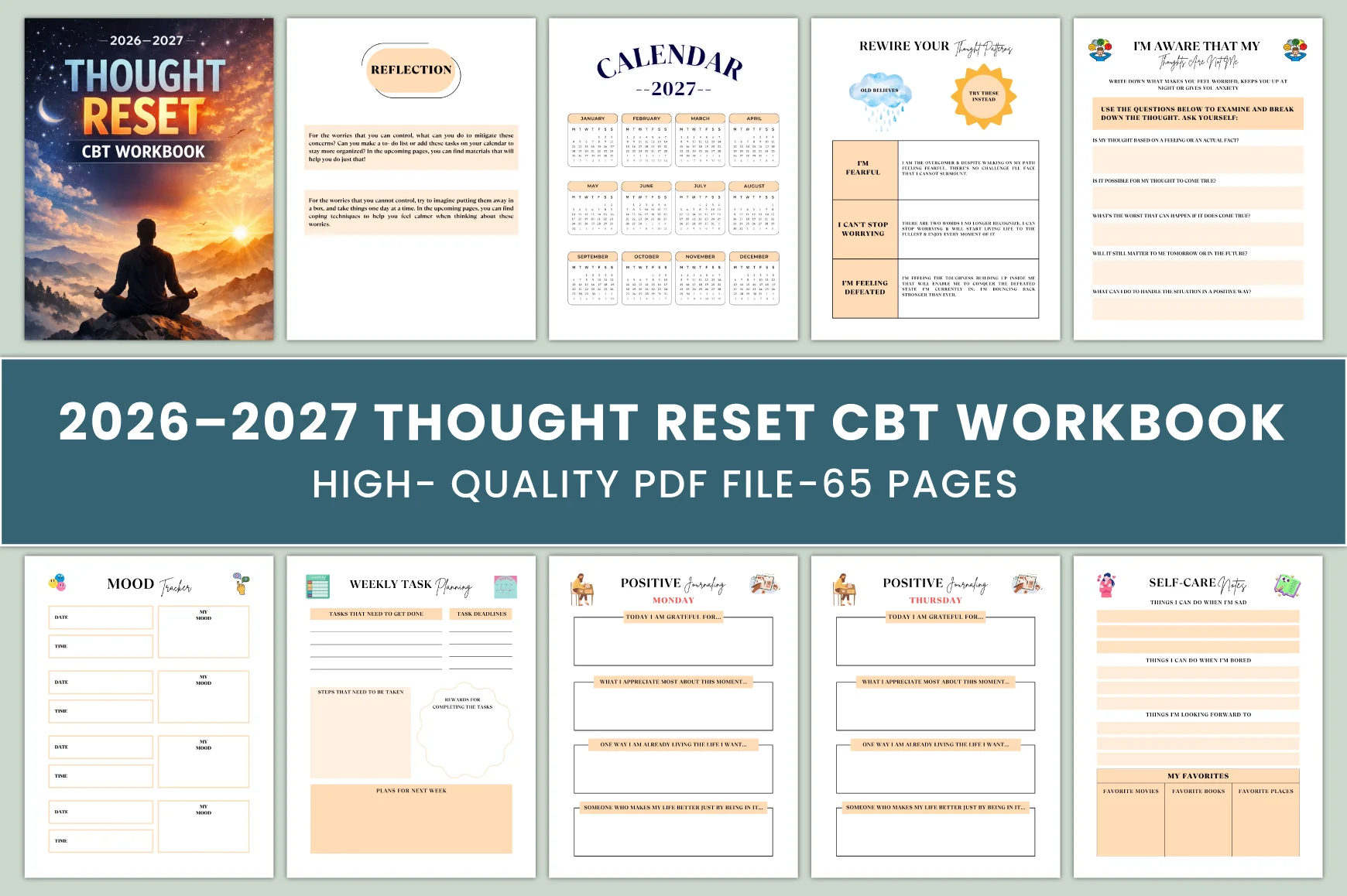 Thought Reset CBT Book
