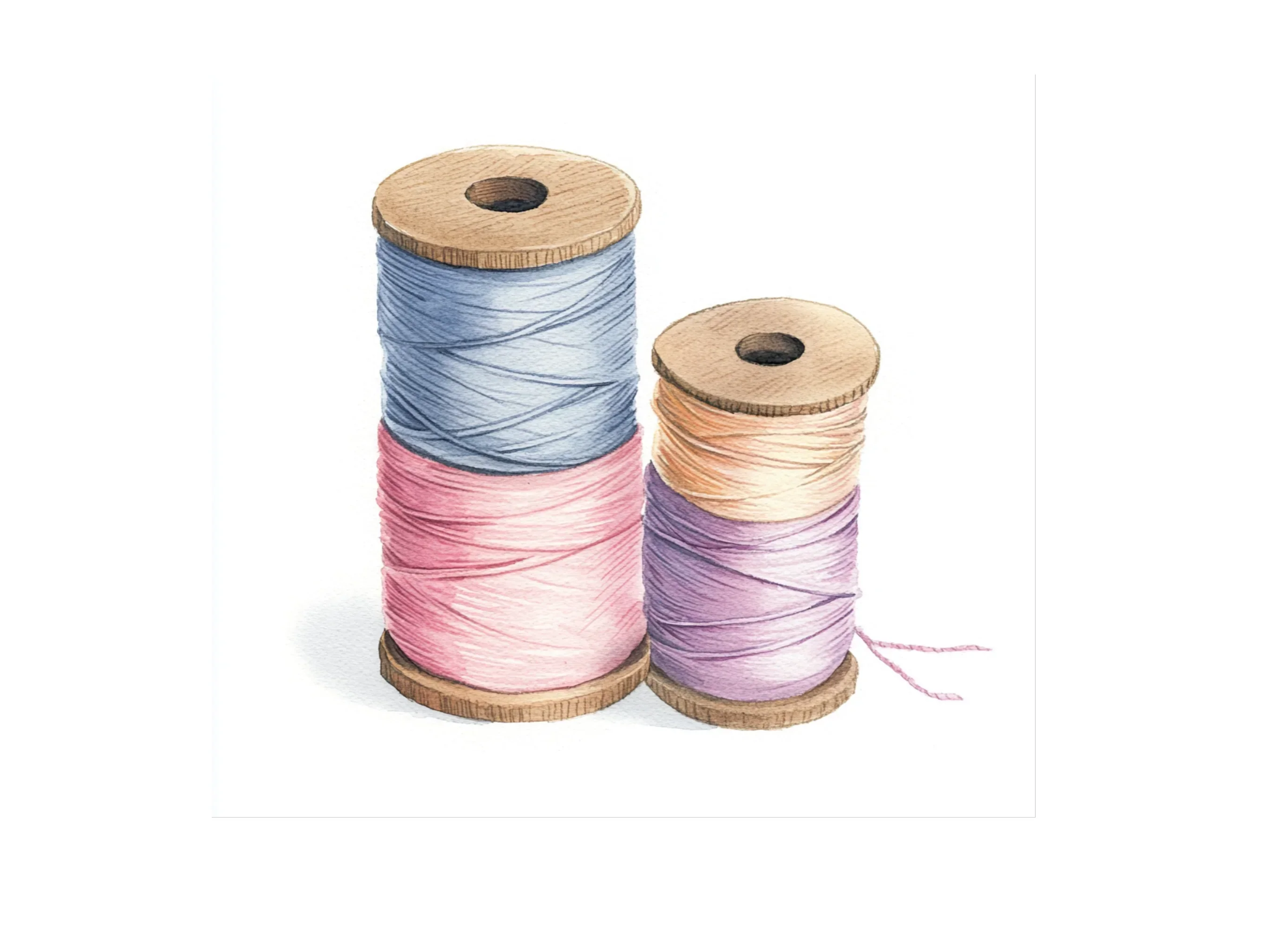 Thread Spools Clipart Bundle - Image 3