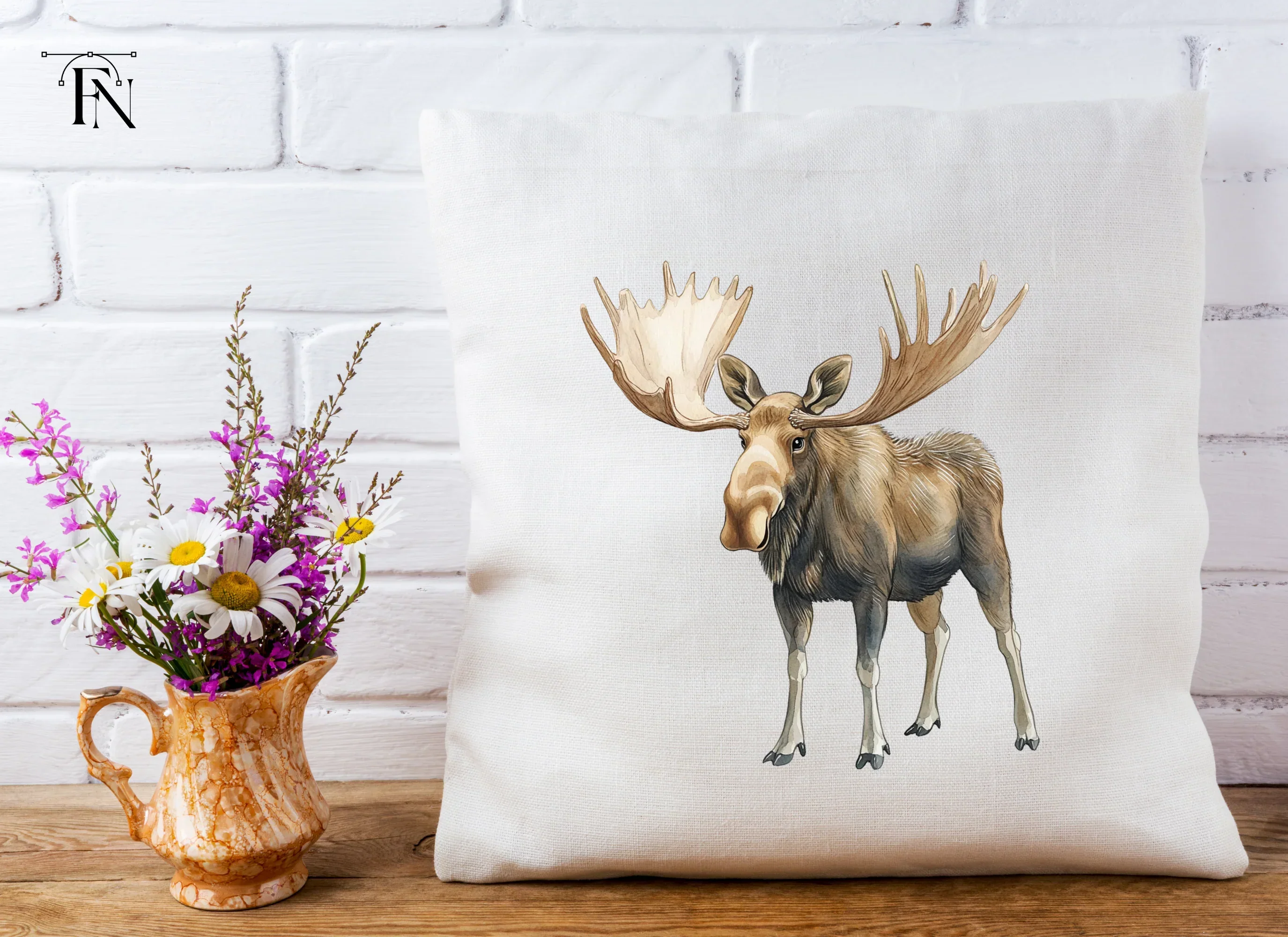 Three Moose Clipart Bundle - Image 5