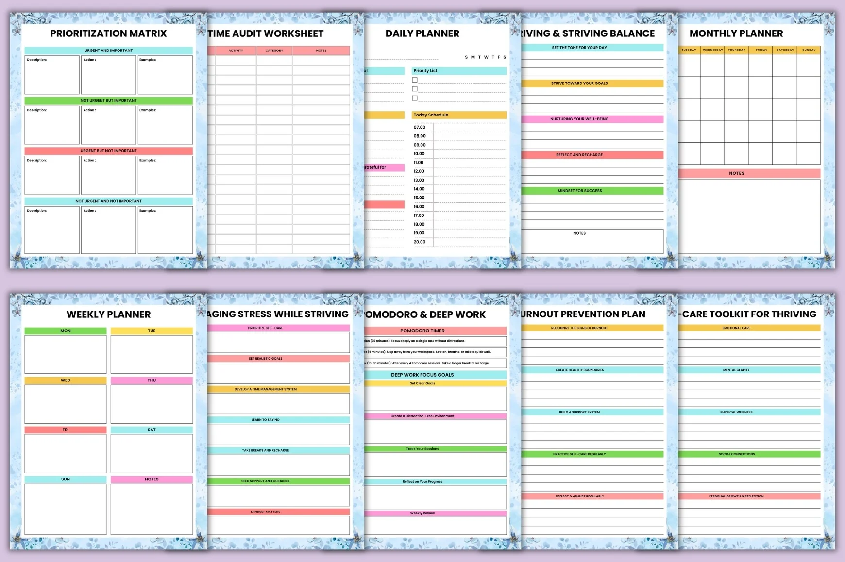 Thrive Strive Productivity Planner - Image 3