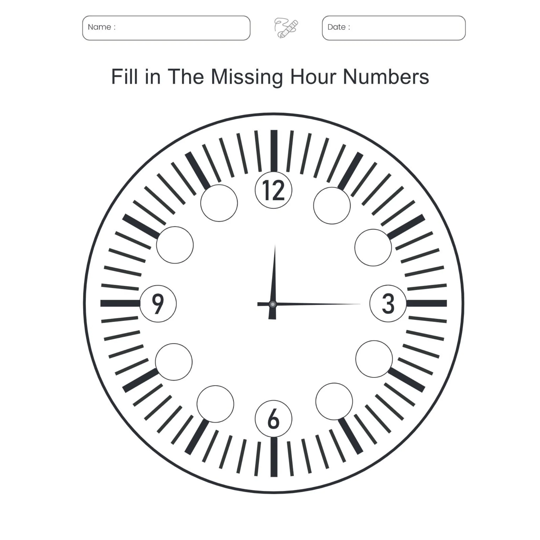 Time Learning Clock Workbook - Image 2