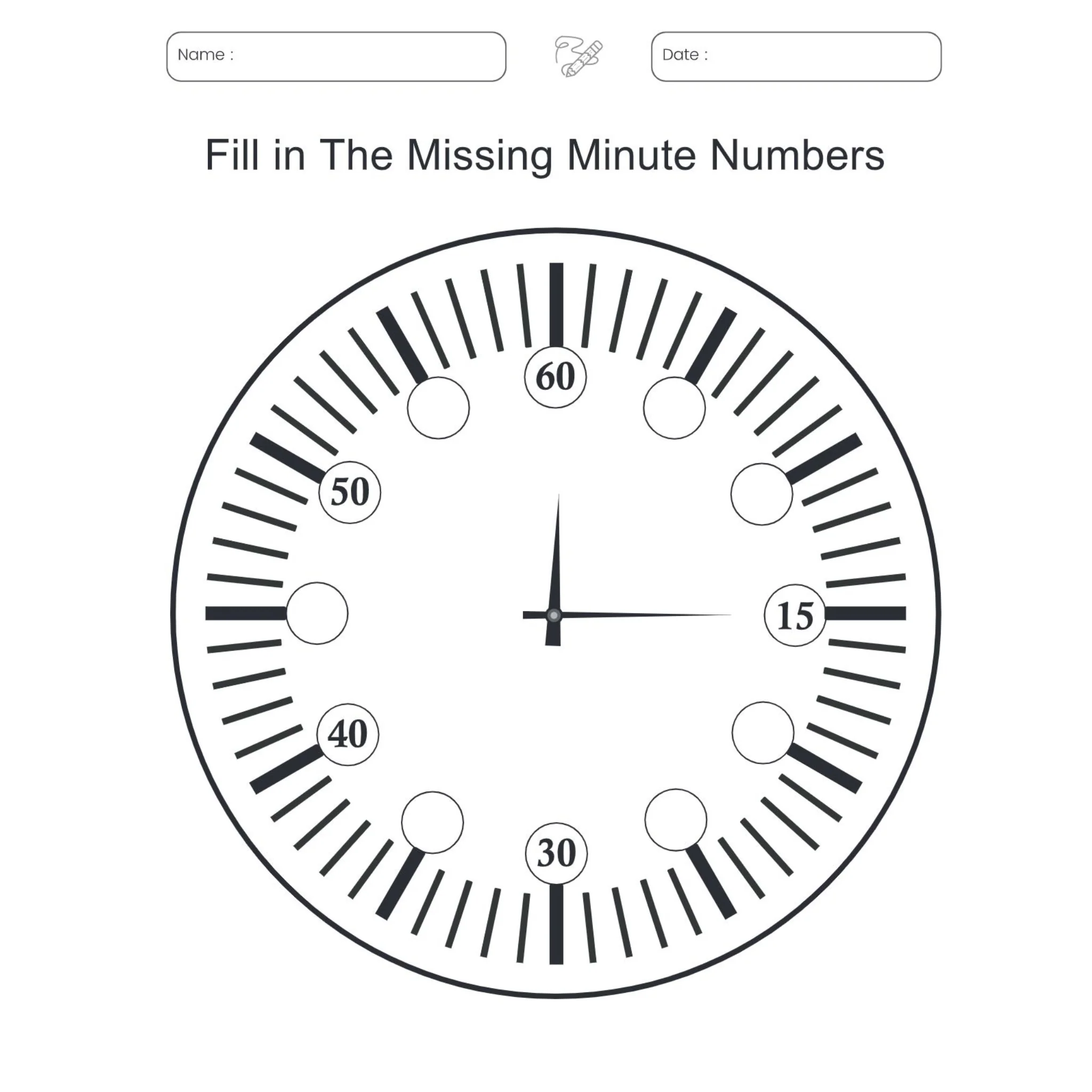 Time Learning Clock Workbook - Image 3