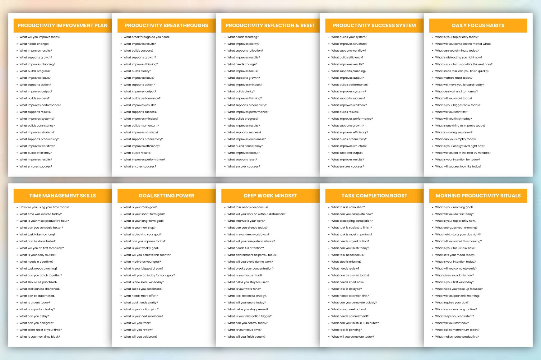 To Boost Productivity Prompts - Image 5